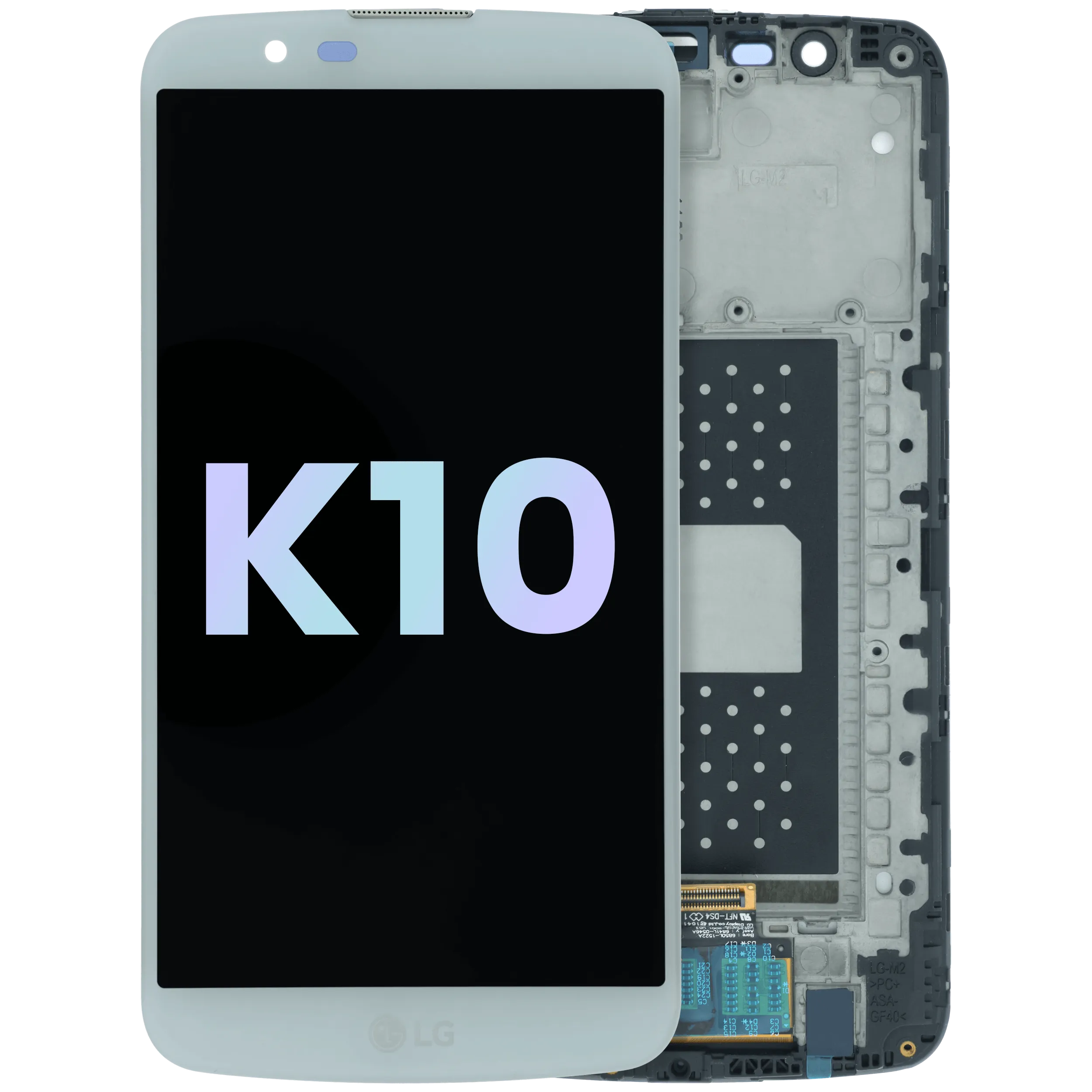 LCD-Display mit Rahmen für LG K10 (Original OEM)