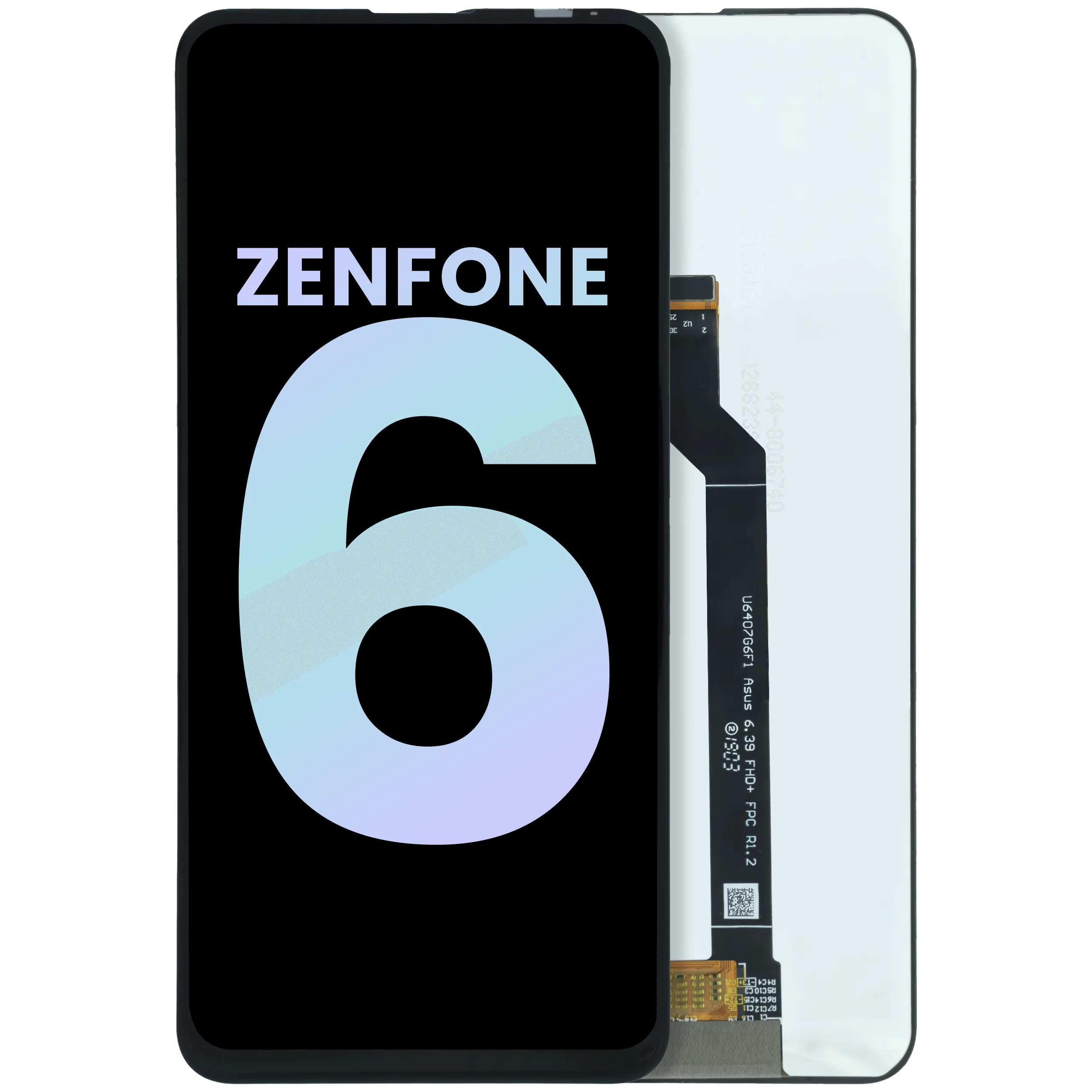 LCD-Display ohne Rahmen für Asus ZenFone 6 (Original OEM) (Alle Farben)