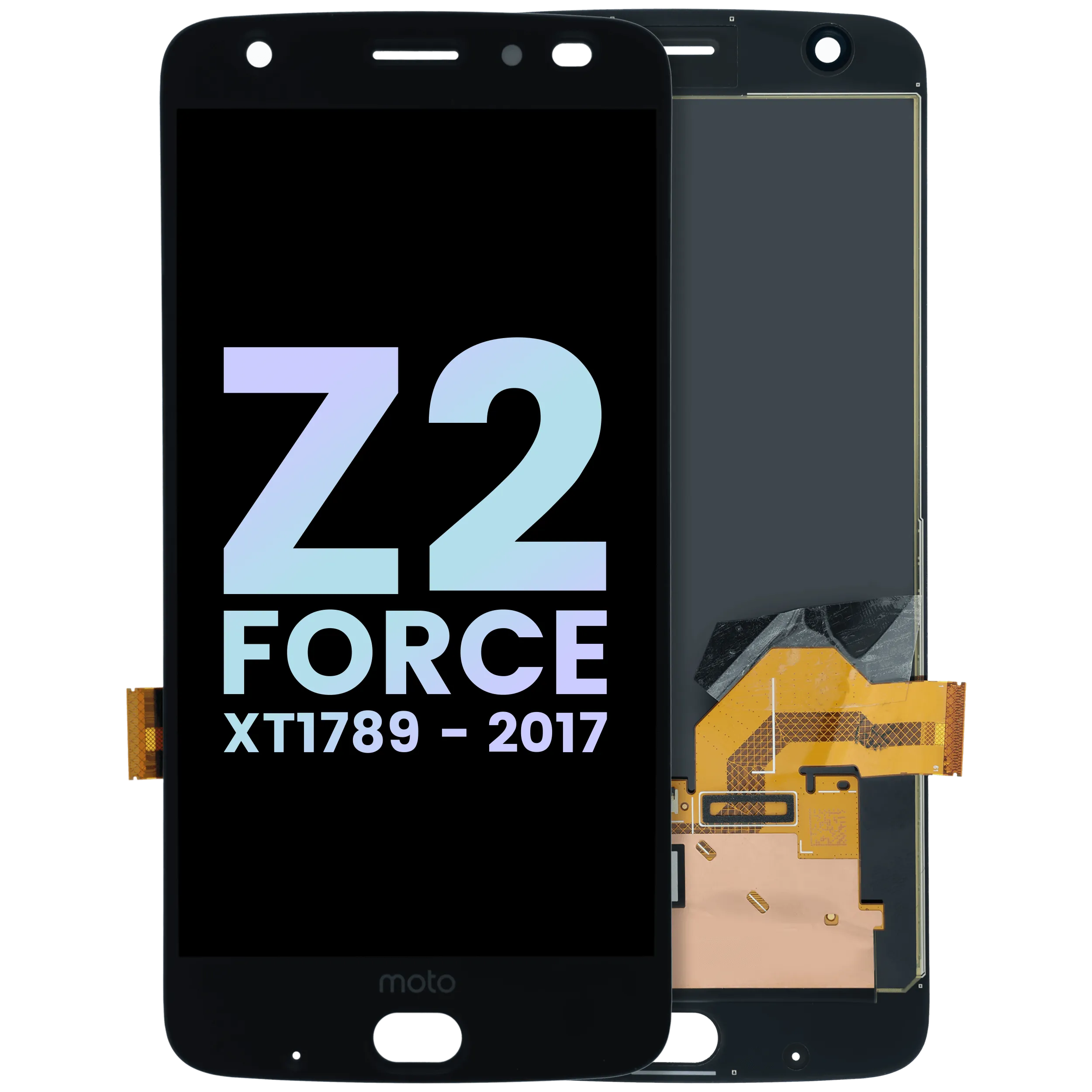 LCD-Display ohne Rahmen für Motorola Moto Z2 Force (XT1789 / 2017) (Original OEM)
