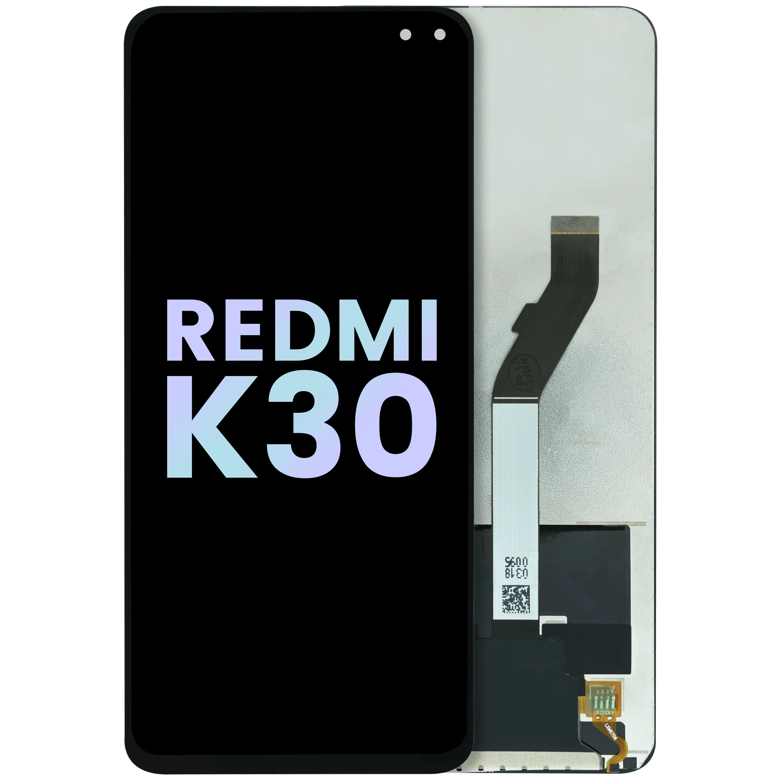 Écran LCD sans cadre pour Xiaomi Redmi K30 (Original Service Pack) (Toutes les couleurs)