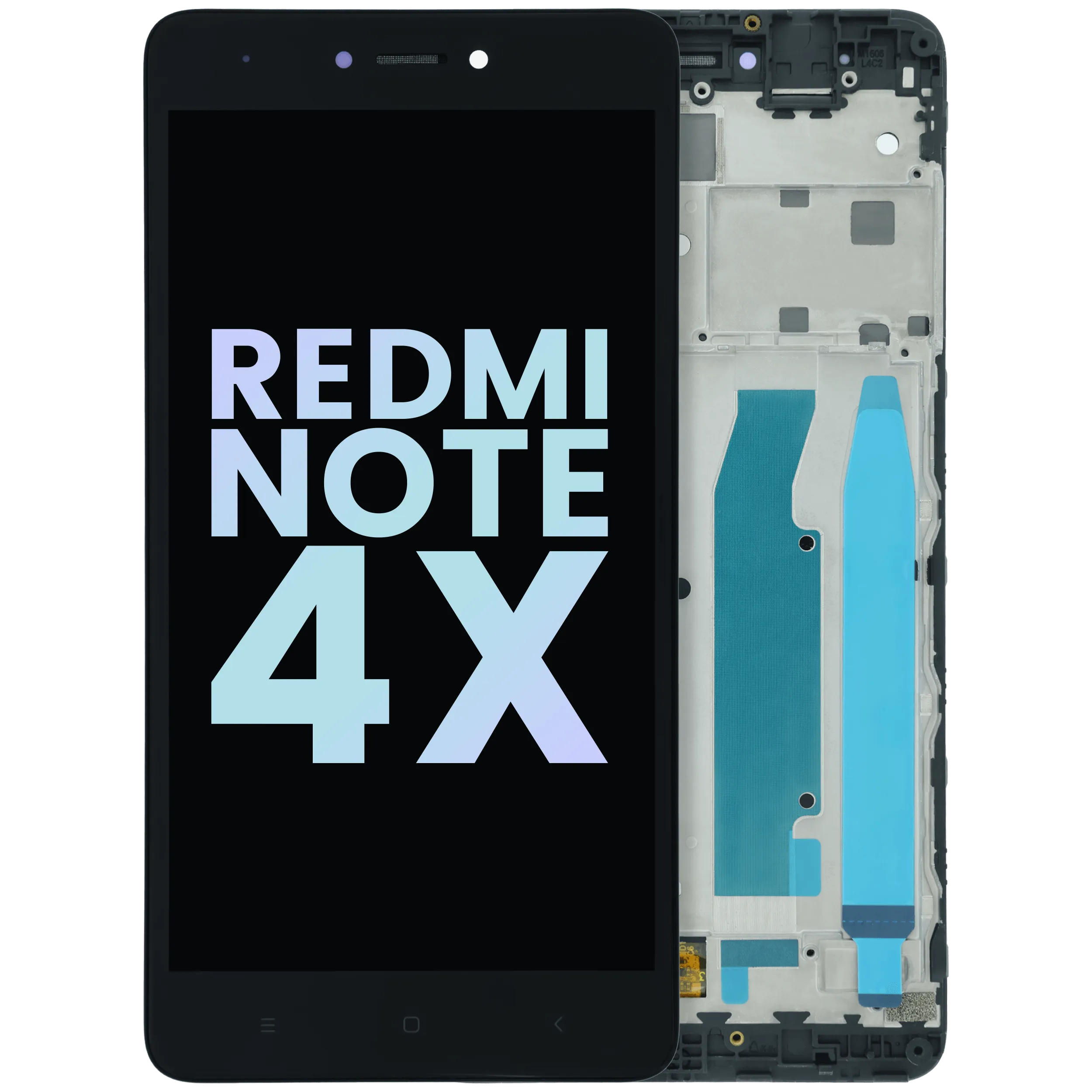 OLED-Display mit Rahmen für Xiaomi Redmi Note 4x (Original OEM)