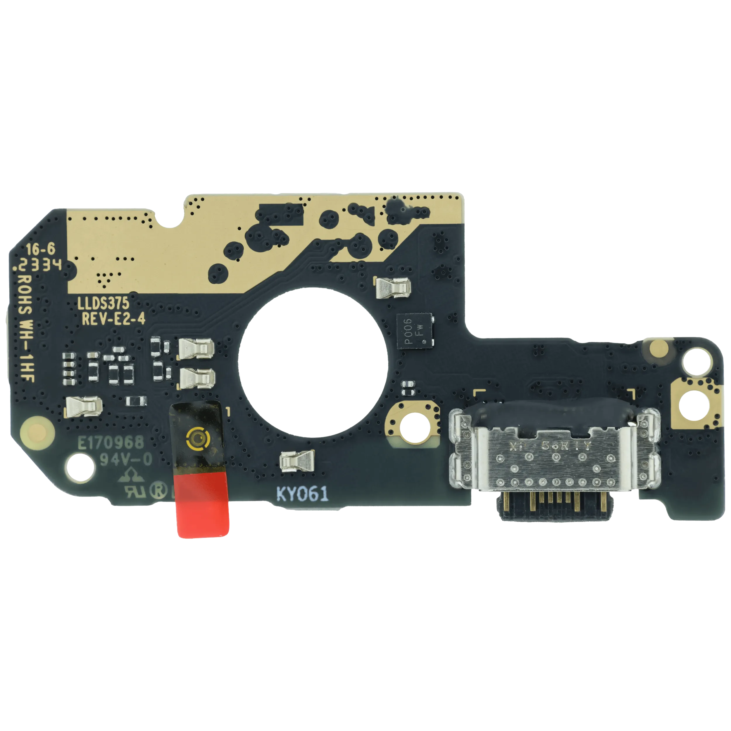 Placa do conector de carregamento para Xiaomi Redmi Note 11S 5G