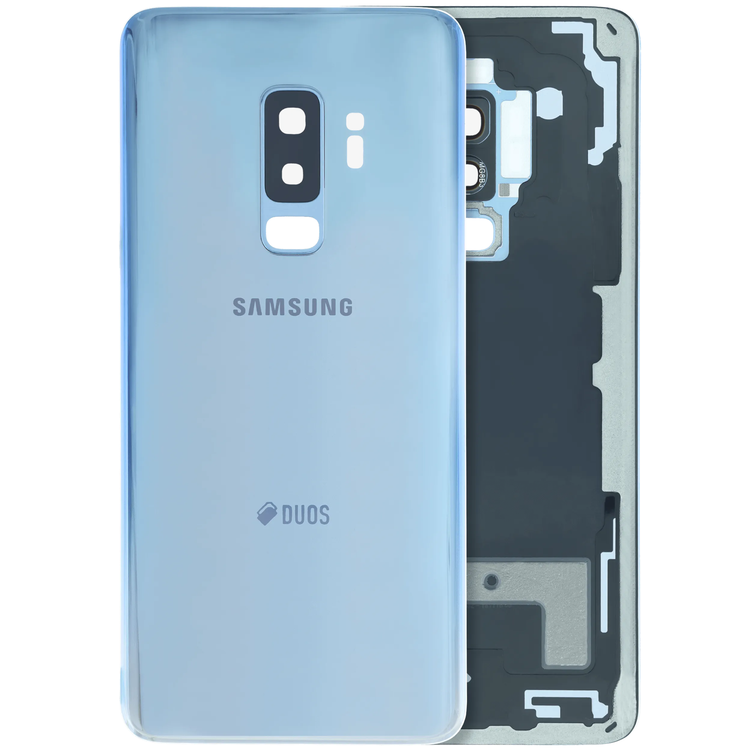 Backcover-Glas für Samsung Galaxy S9 Plus (Original Service Pack) (Ice Blau)