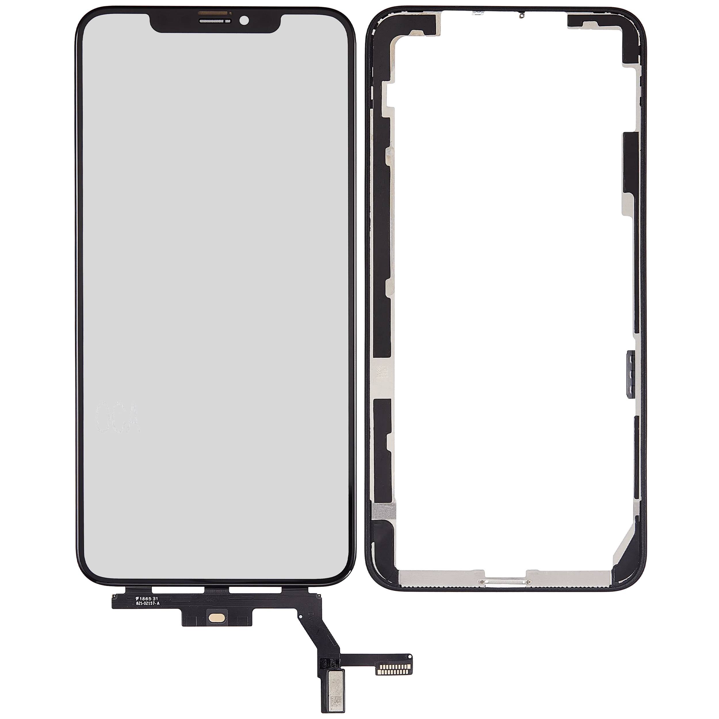OCA Master 4-in-1 Short-Flexkabel (Digitizer Touch mit Glas + OCA + Frame Pre-installed) für iPhone XS Max