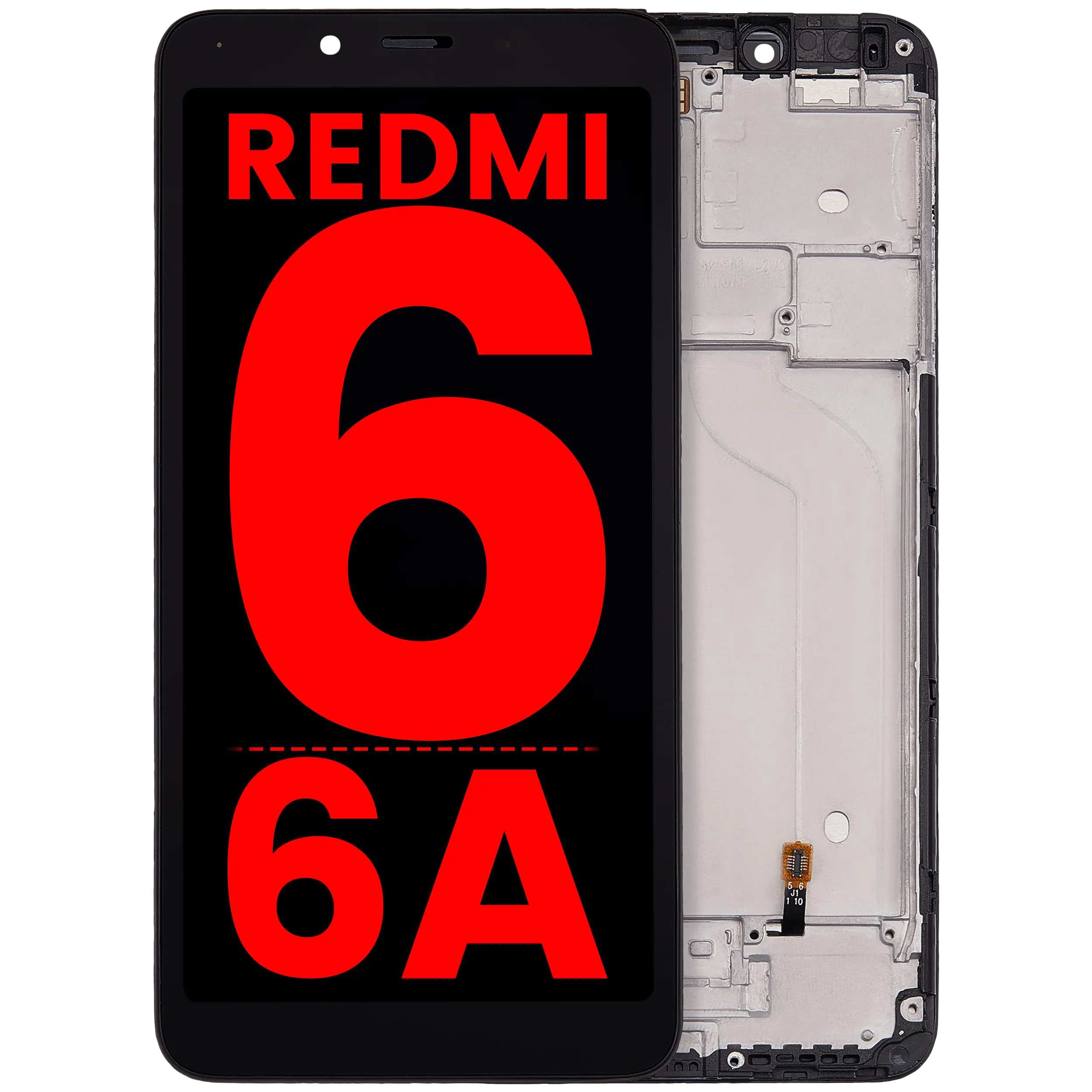 Écran LCD avec cadre pour Xiaomi Redmi 6 / 6A (Compatible Plus)