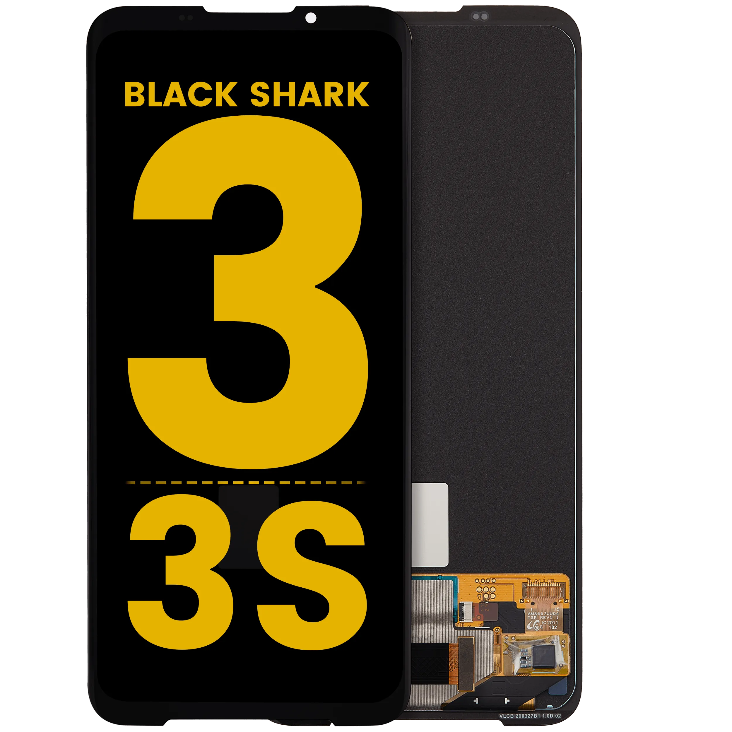 Écran OLED sans cadre pour Xiaomi Black Shark 3 / Black Shark 3S (Reconditionné)