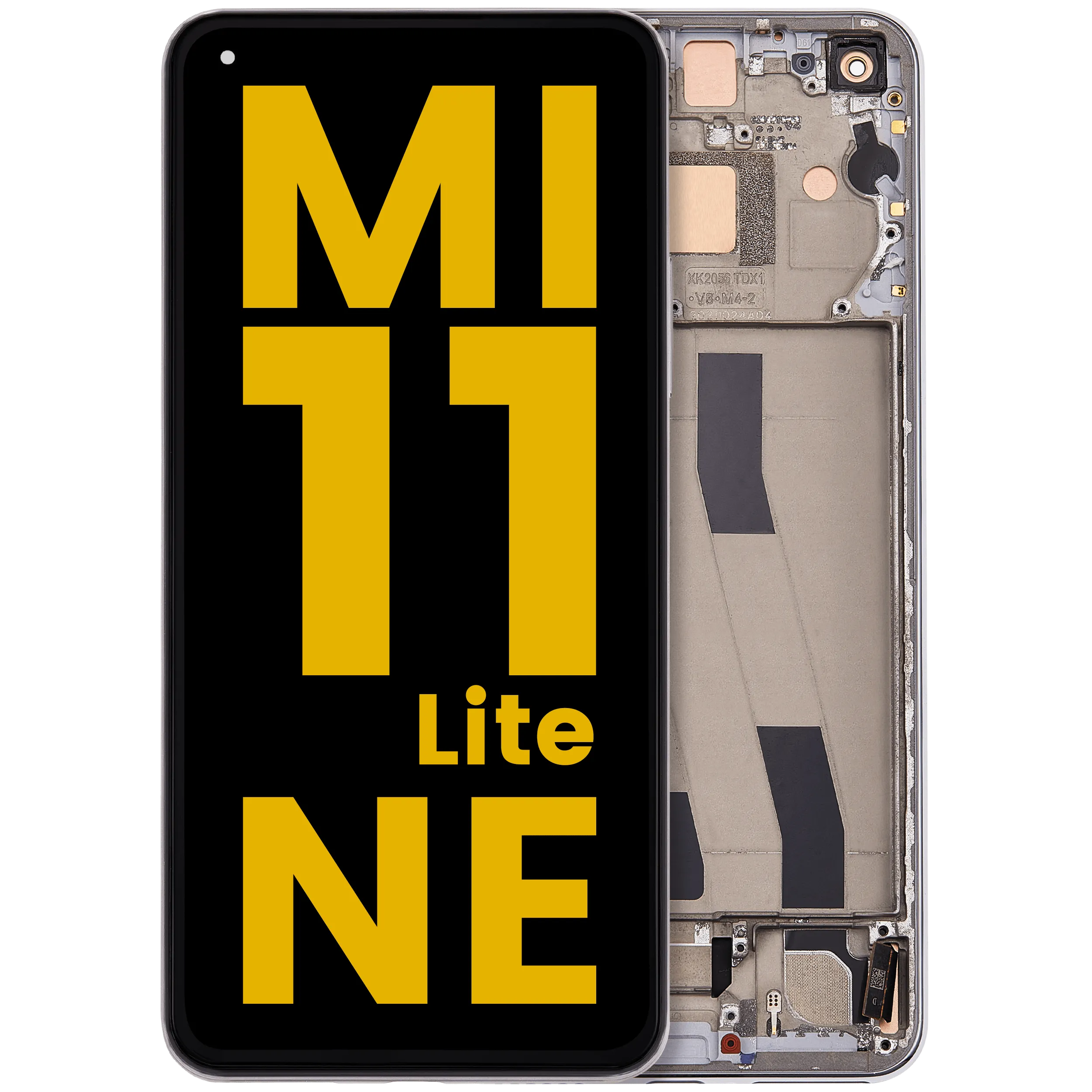 Écran OLED avec cadre pour Xiaomi Mi 11 Lite 5G NE (Reconditionné) (Snowflake Blanc)