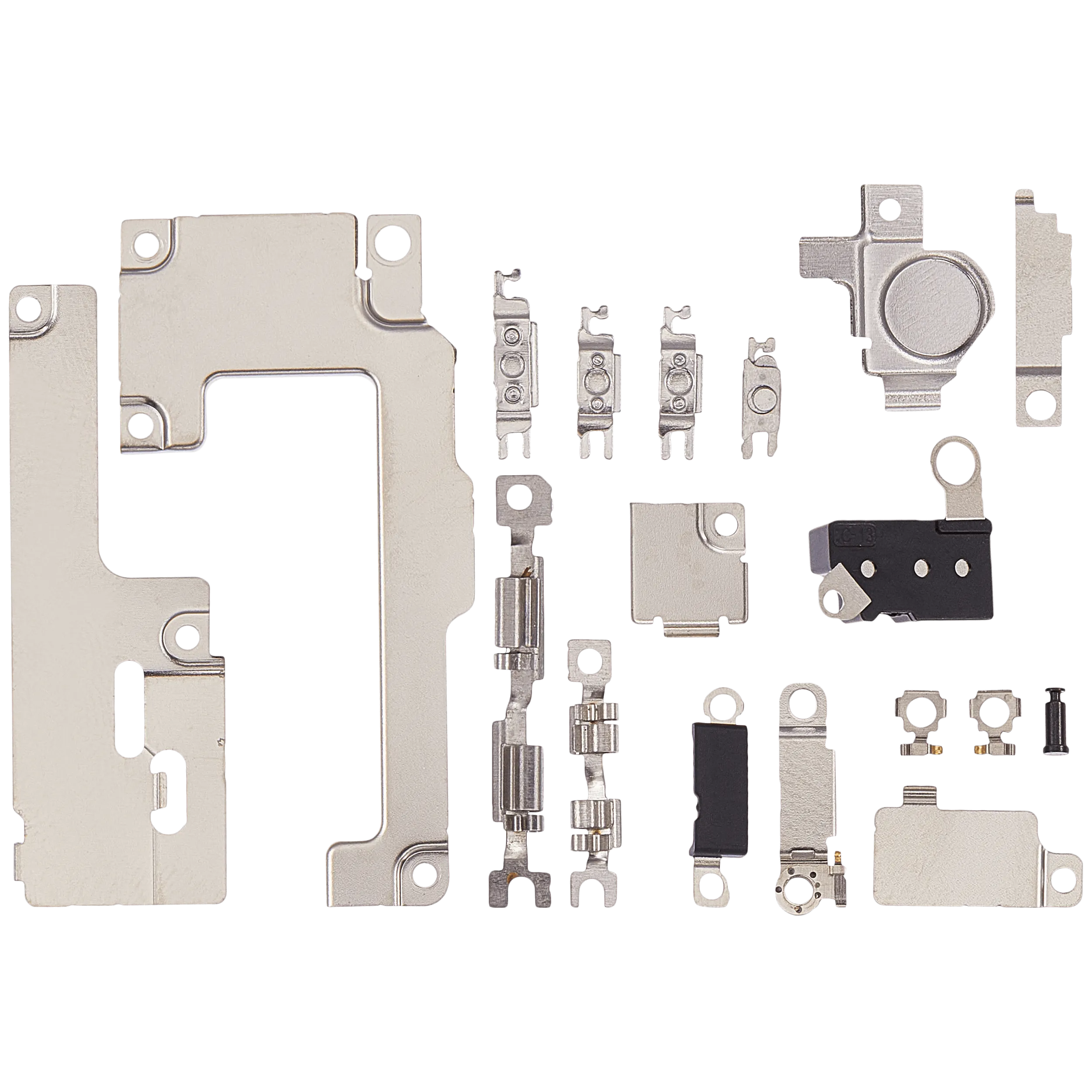 Juego completo de soportes metálicos pequeños para iPhone 16