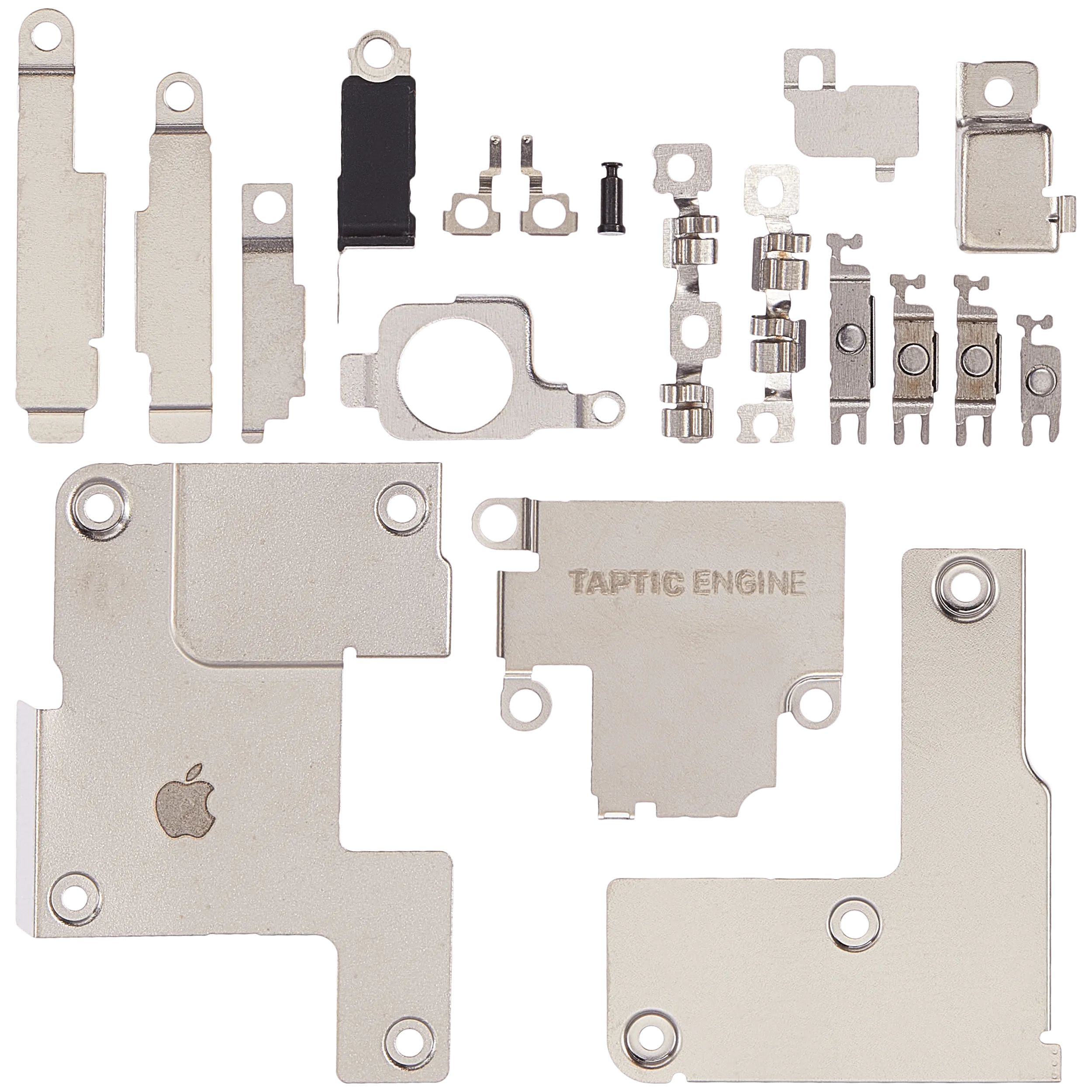 Jeu complet de petits supports métalliques pour iPhone 16 Pro