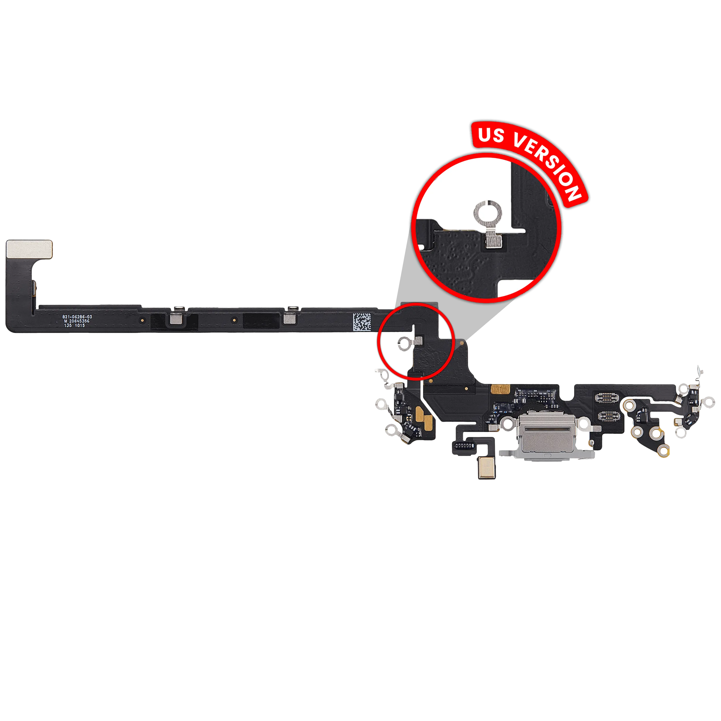 Flex del conector de carga para iPhone 18 Pro (versión EE. UU.) (Premium)