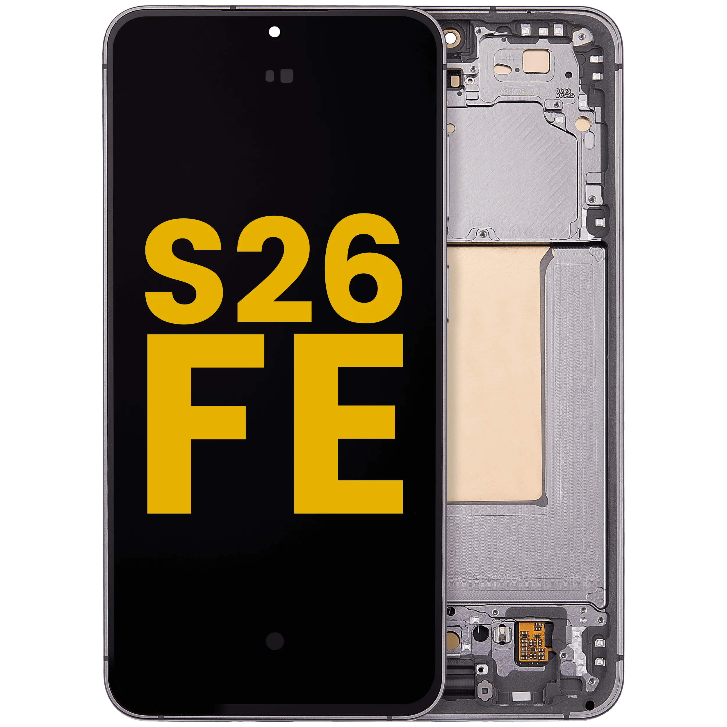 Display OLED con telaio per Samsung Galaxy S26 FE 5G (Versione US e internazionale) (Ricondizionato)