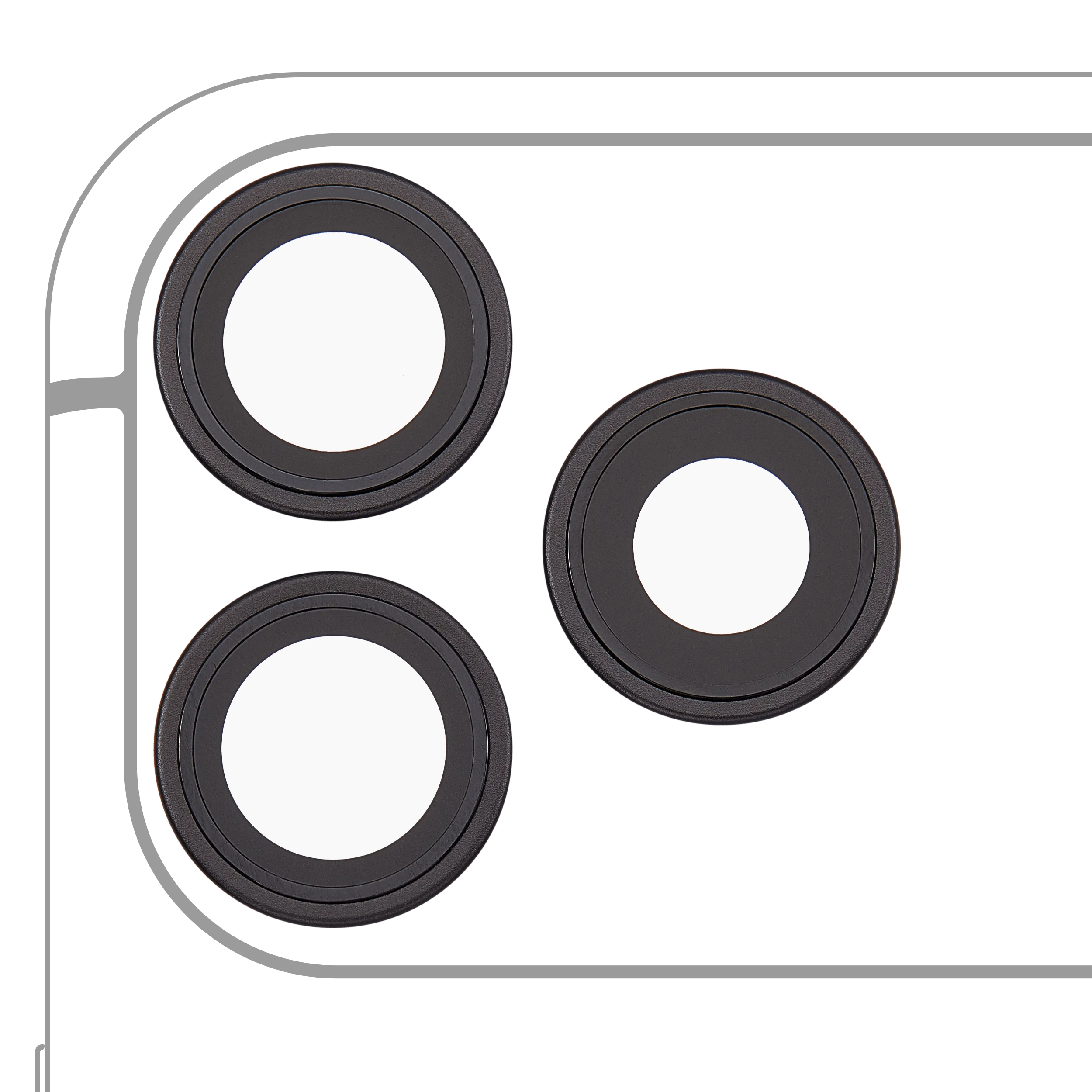 Back Camera Lens With Bracket & Bezel For iPhone 18 Pro / 18 Pro Max (Premium)