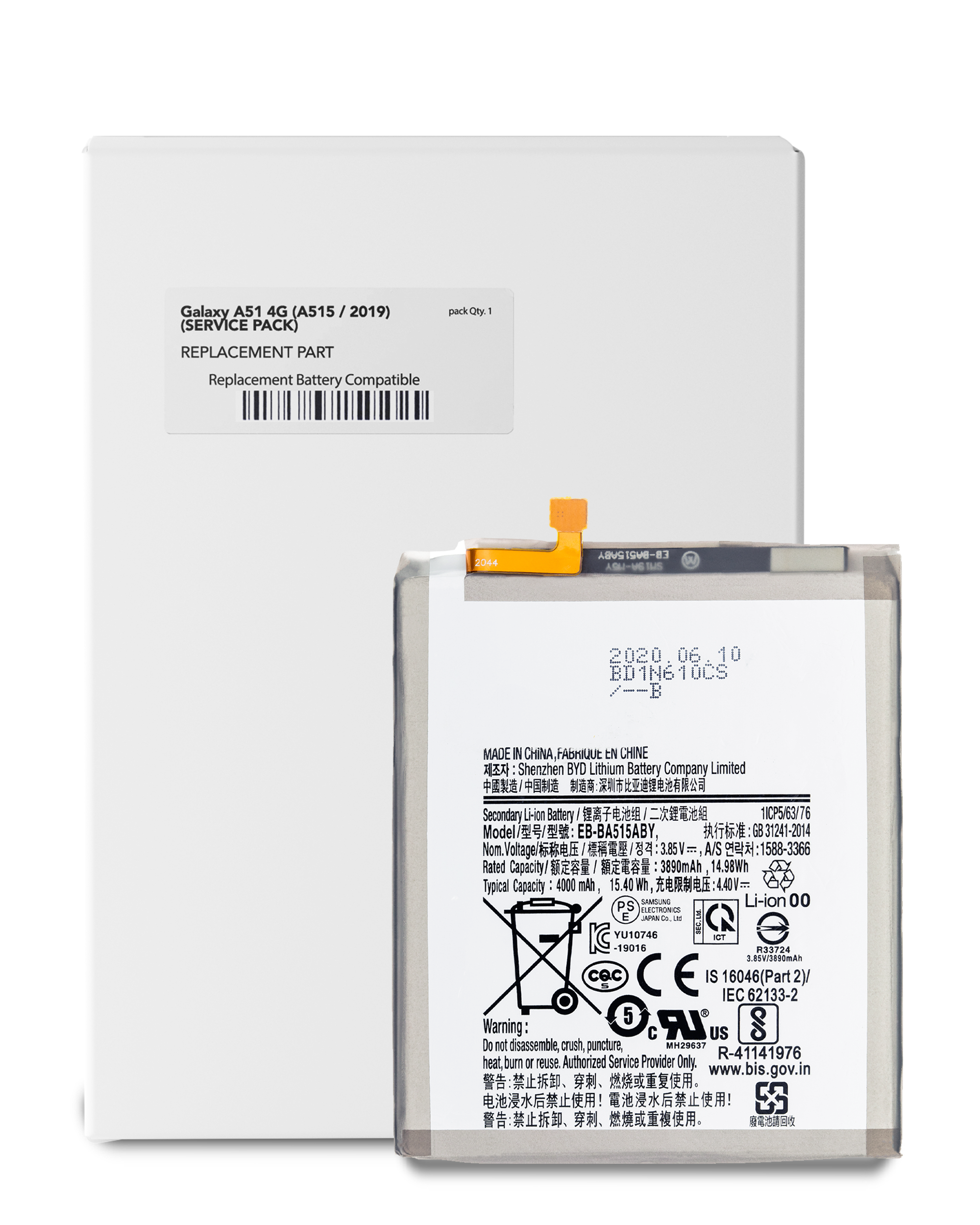 Batería para Samsung Galaxy A51 4G (A515 / 2019) (Original Service Pack)