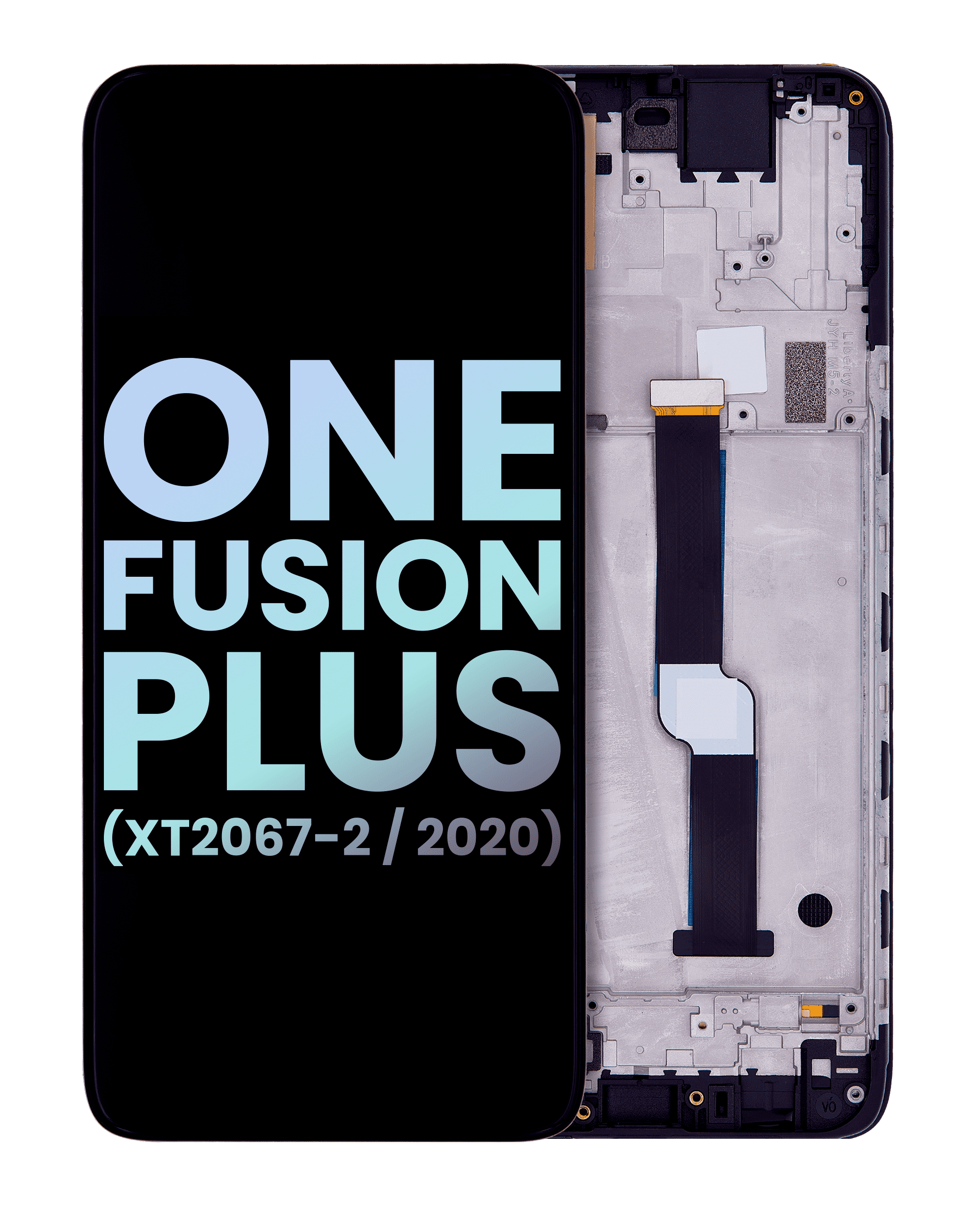 LCD-Display mit Rahmen für Motorola One Fusion Plus (XT2067 / 2020) (Original OEM)