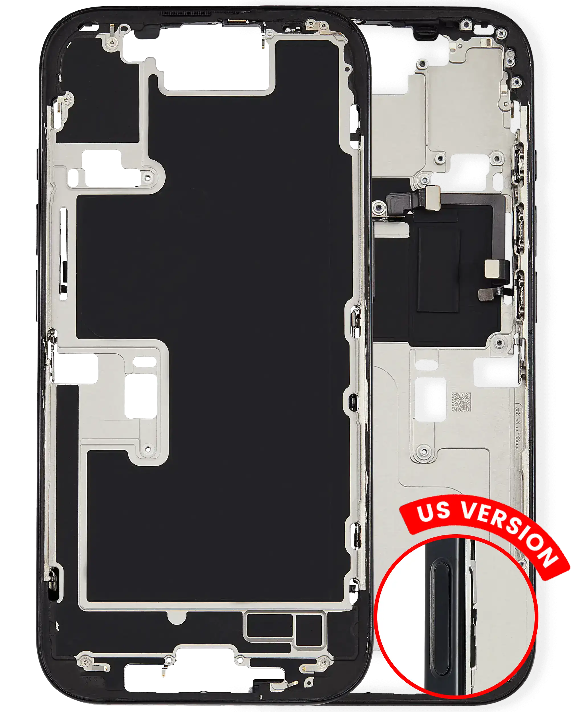 Châssis central avec petites pièces pour iPhone 16 Pro (version US) (Original d'occasion · grade A)