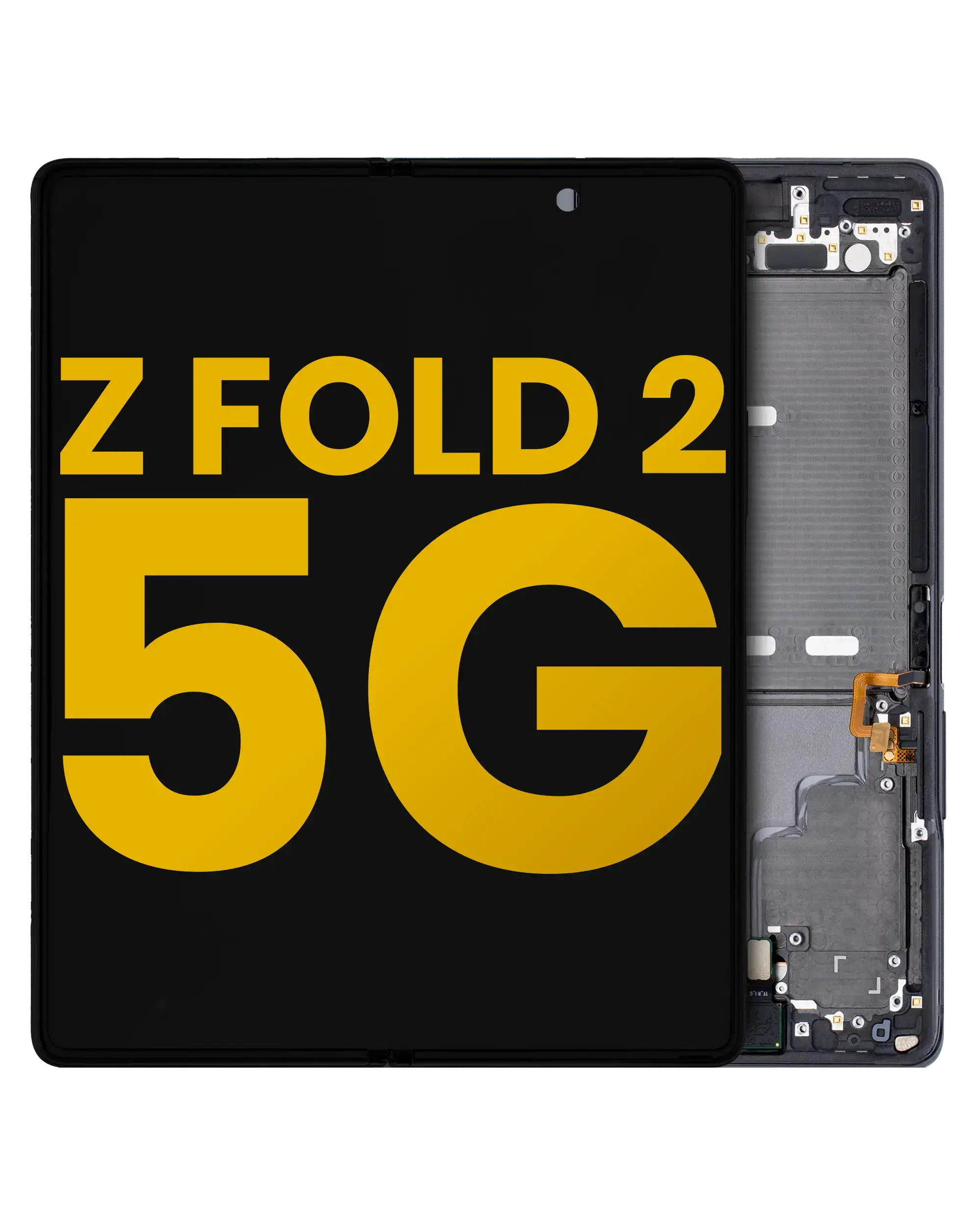 Écran OLED interne avec cadre pour Samsung Galaxy Z Fold 2 5G (Reconditionné)