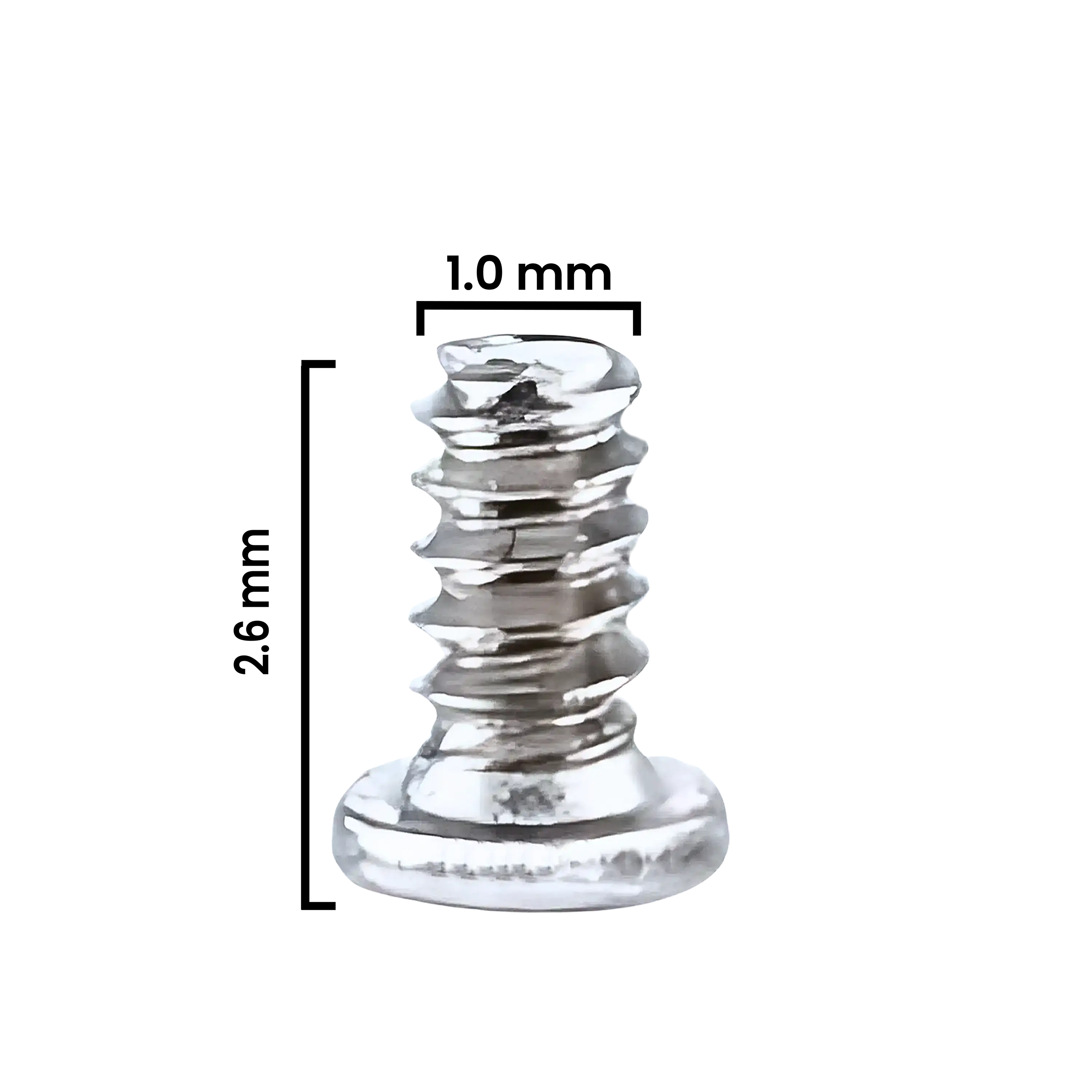 Internal jeu de vis (M1.0×2.6mm) pour iPhone 12 Pro Max (Original Service Pack) (Argent) (lot de 30)