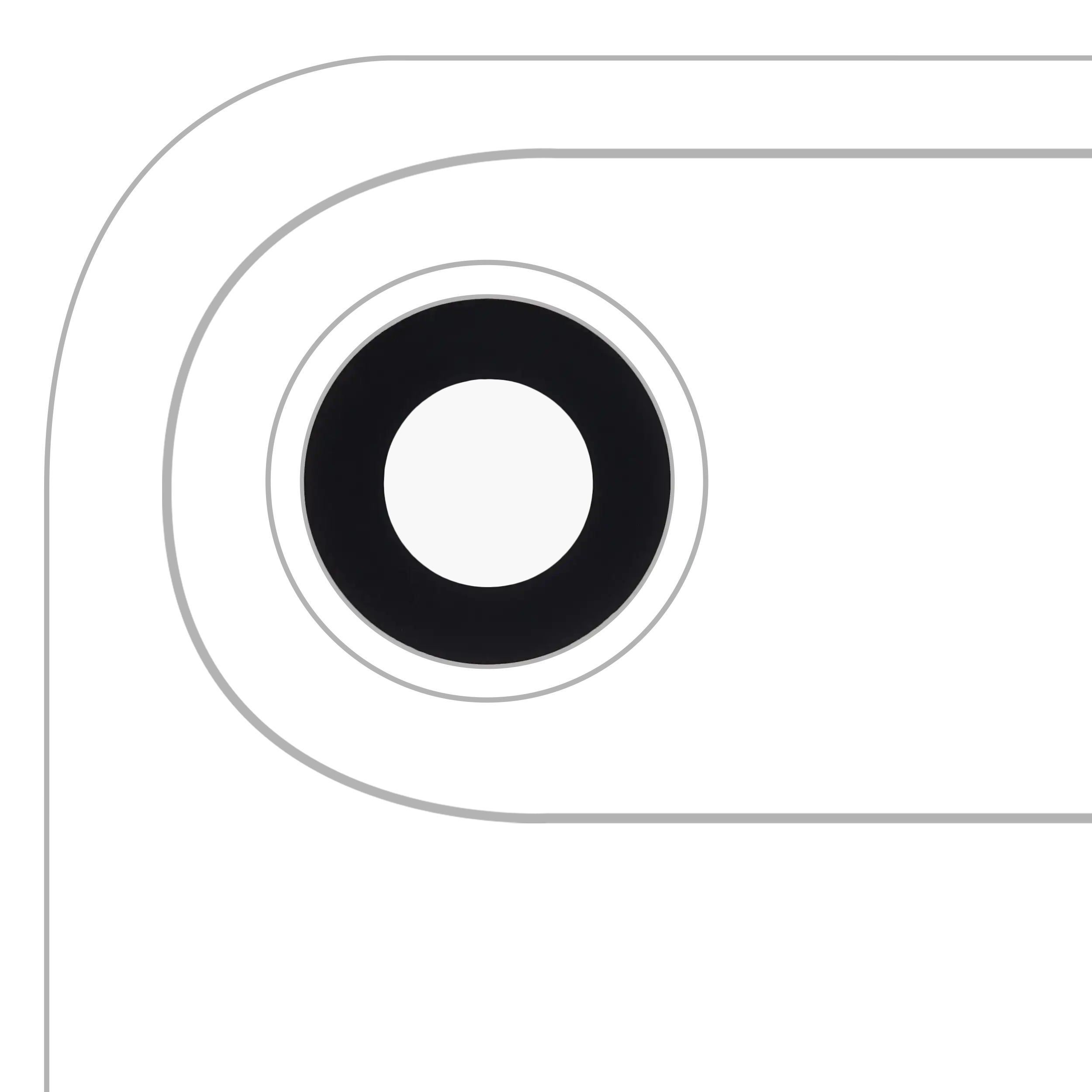 Lente de la cámara trasera con adhesivo para iPhone Air (Premium) (pack de 10)