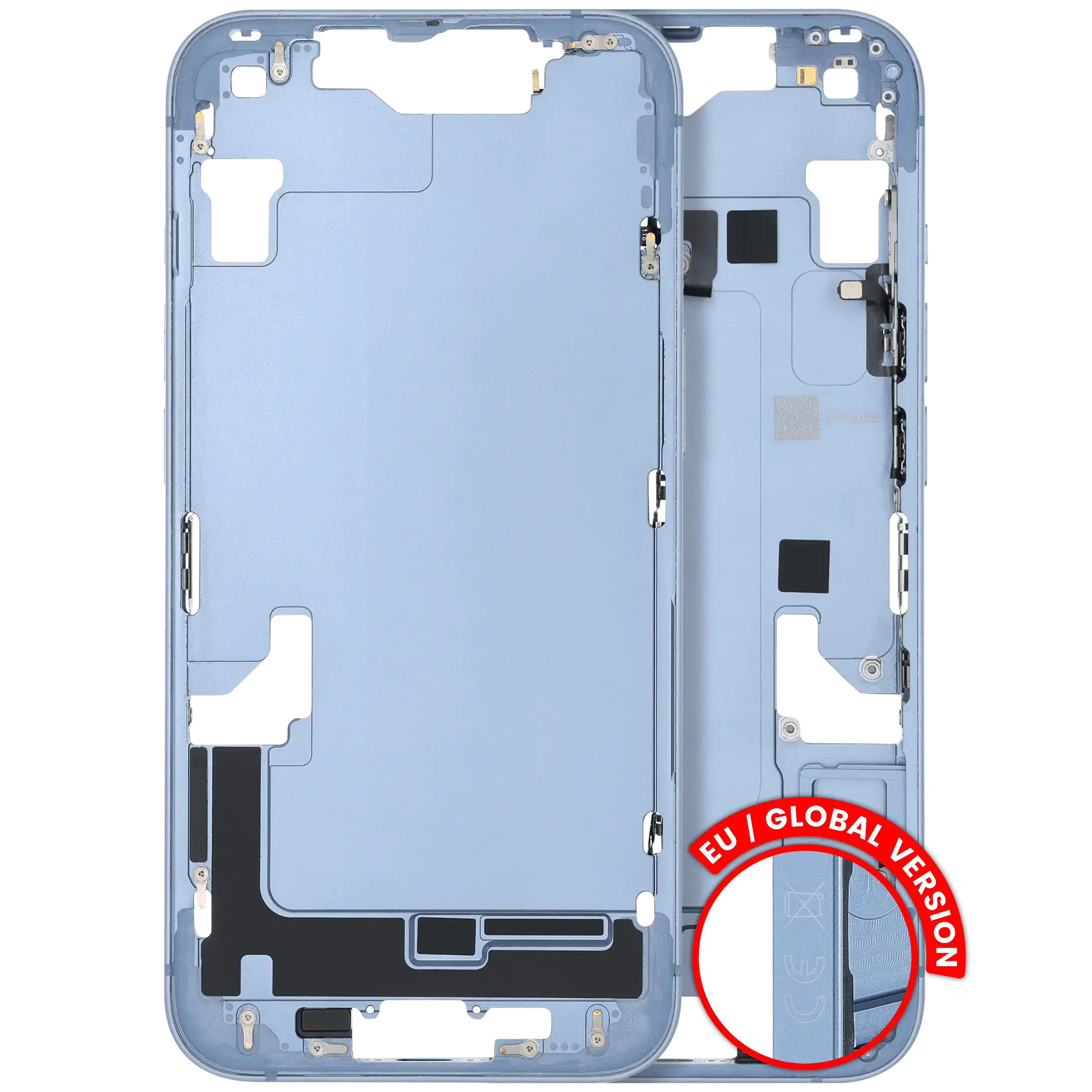 Mittelrahmen mit Kleinteilen für iPhone 14 (EU- / Global-Version) (Original gebraucht · Zustand B)