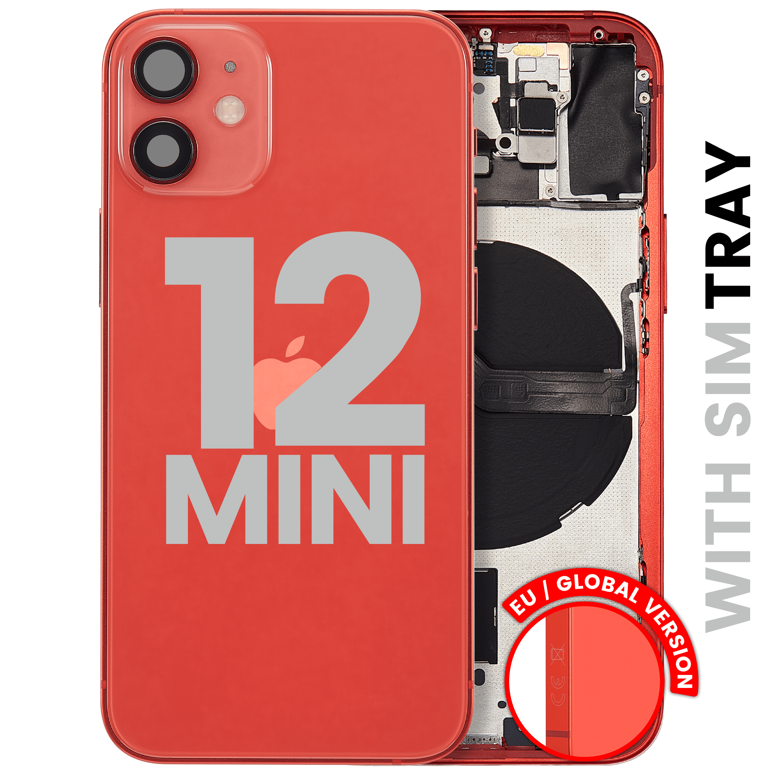 Rückgehäuse mit Kleinteilen für iPhone 12 Mini (EU- / Global-Version) (Original gebraucht · Zustand A)
