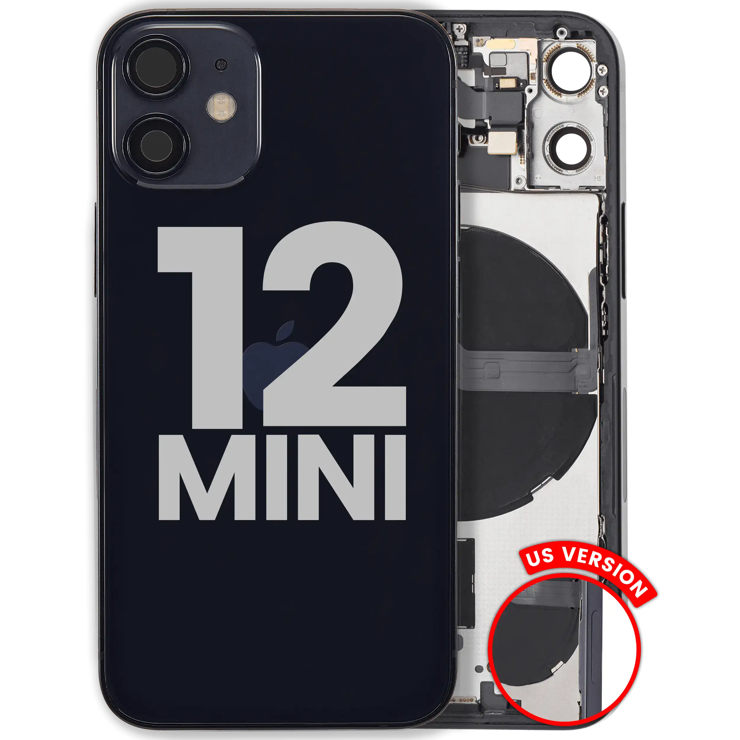 Rückgehäuse mit Kleinteilen für iPhone 12 Mini (US-Version) (Original gebraucht · Zustand A)