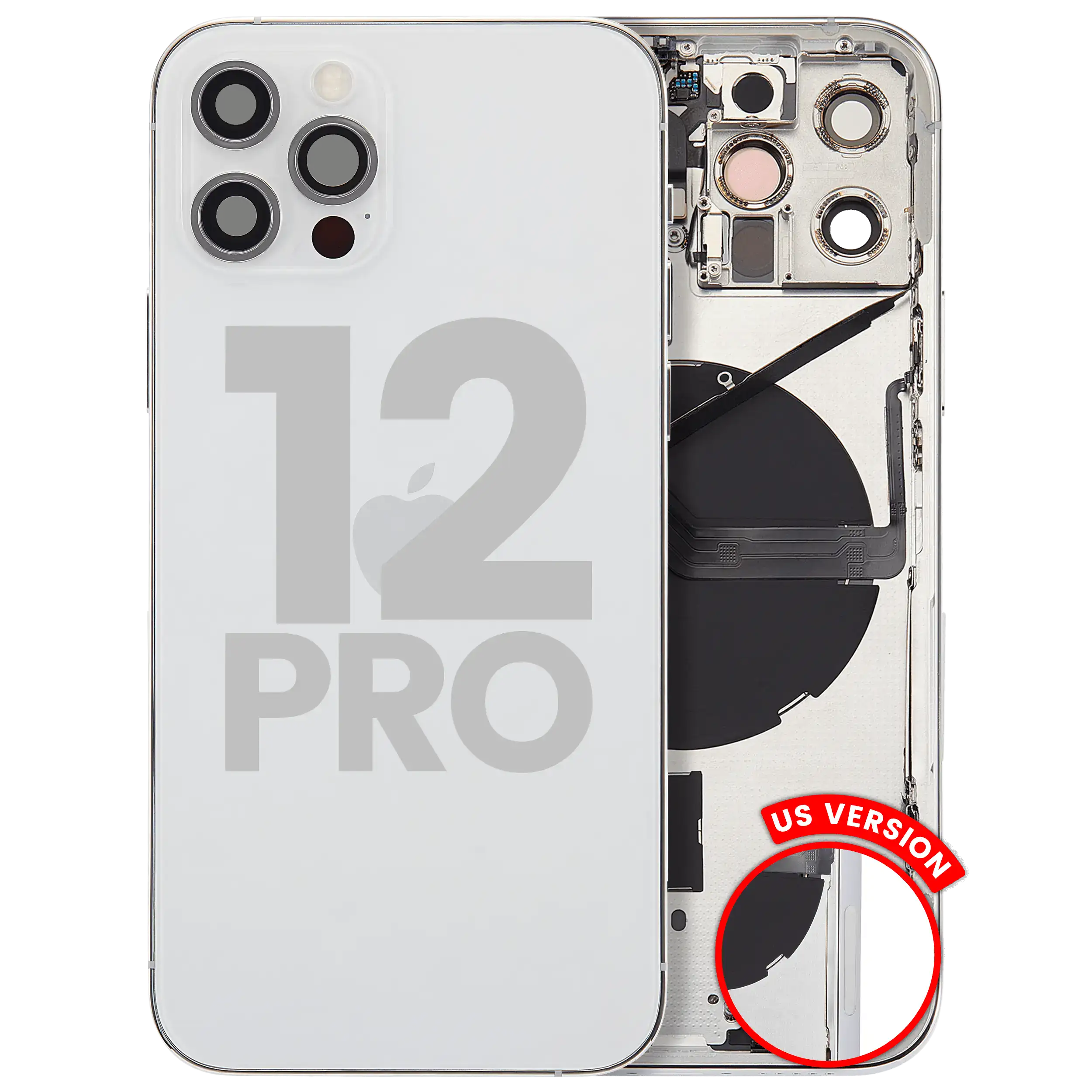 Châssis arrière avec petites pièces pour iPhone 12 Pro (version US) (Original d'occasion · grade A)