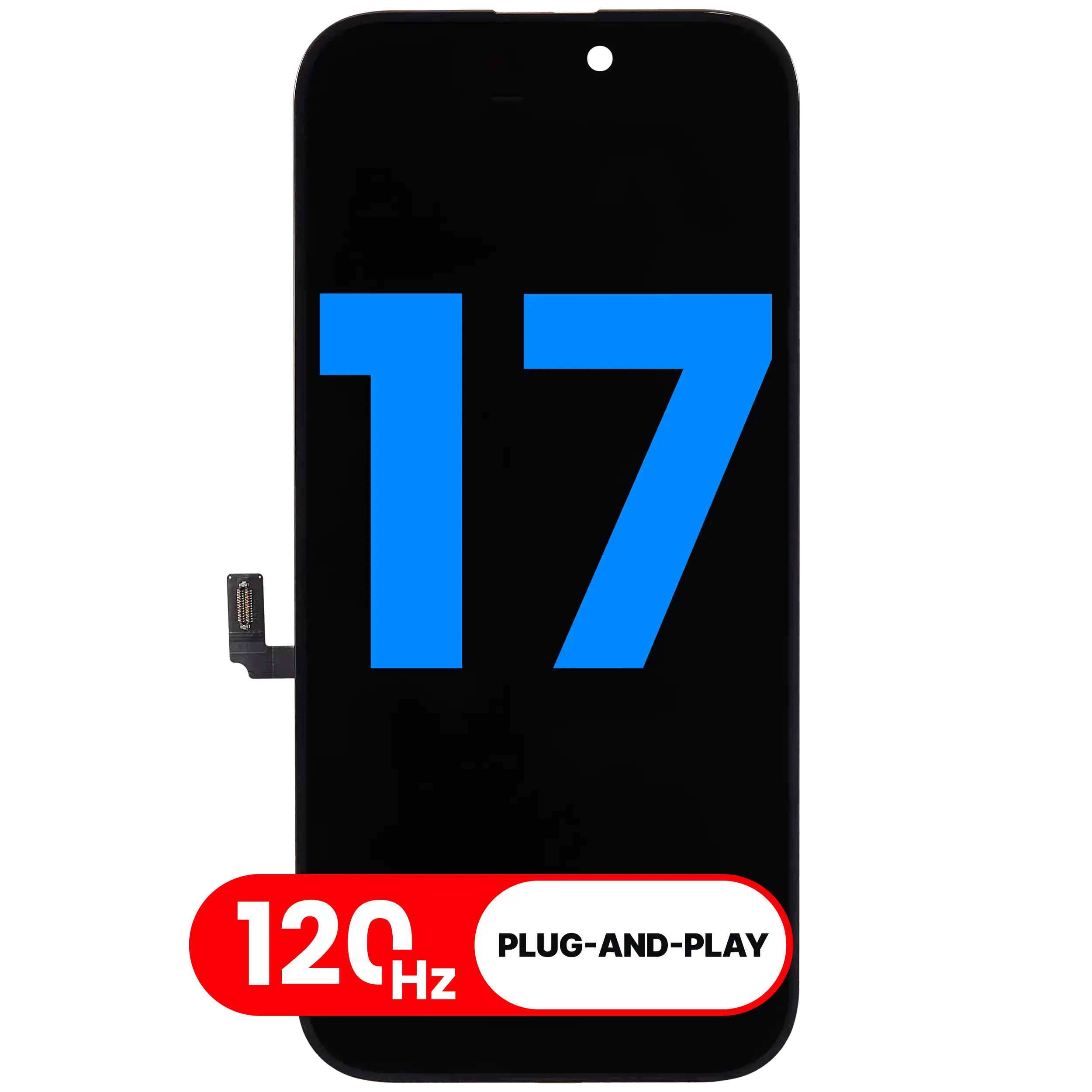 Écran LCD pour iPhone 17 (Compatible · AQ7 3.0) (120 Hz)