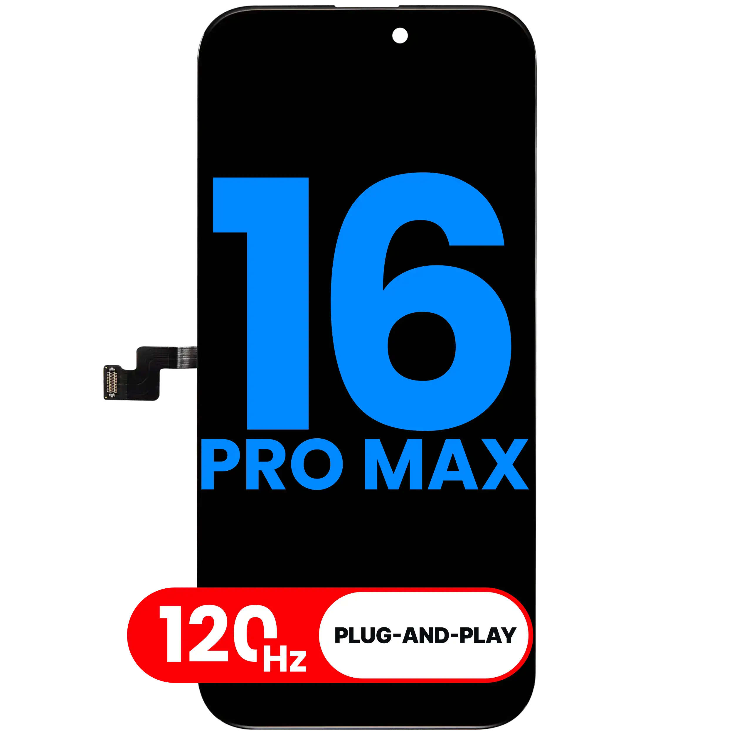 Écran LCD pour iPhone 16 Pro Max (Compatible · AQ7 3.0) (120 Hz)