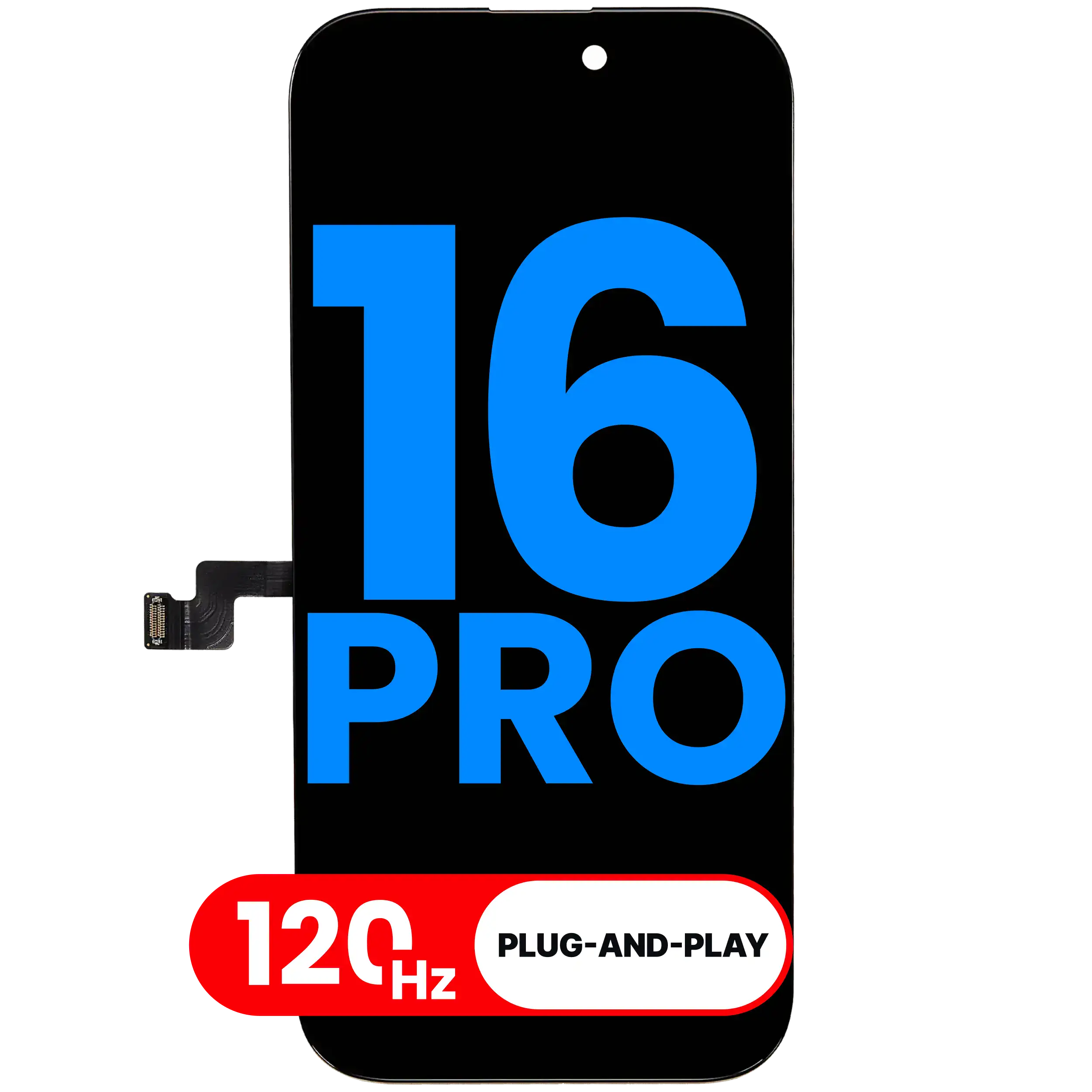 Écran LCD pour iPhone 16 Pro (Compatible · AQ7 3.0) (120 Hz)