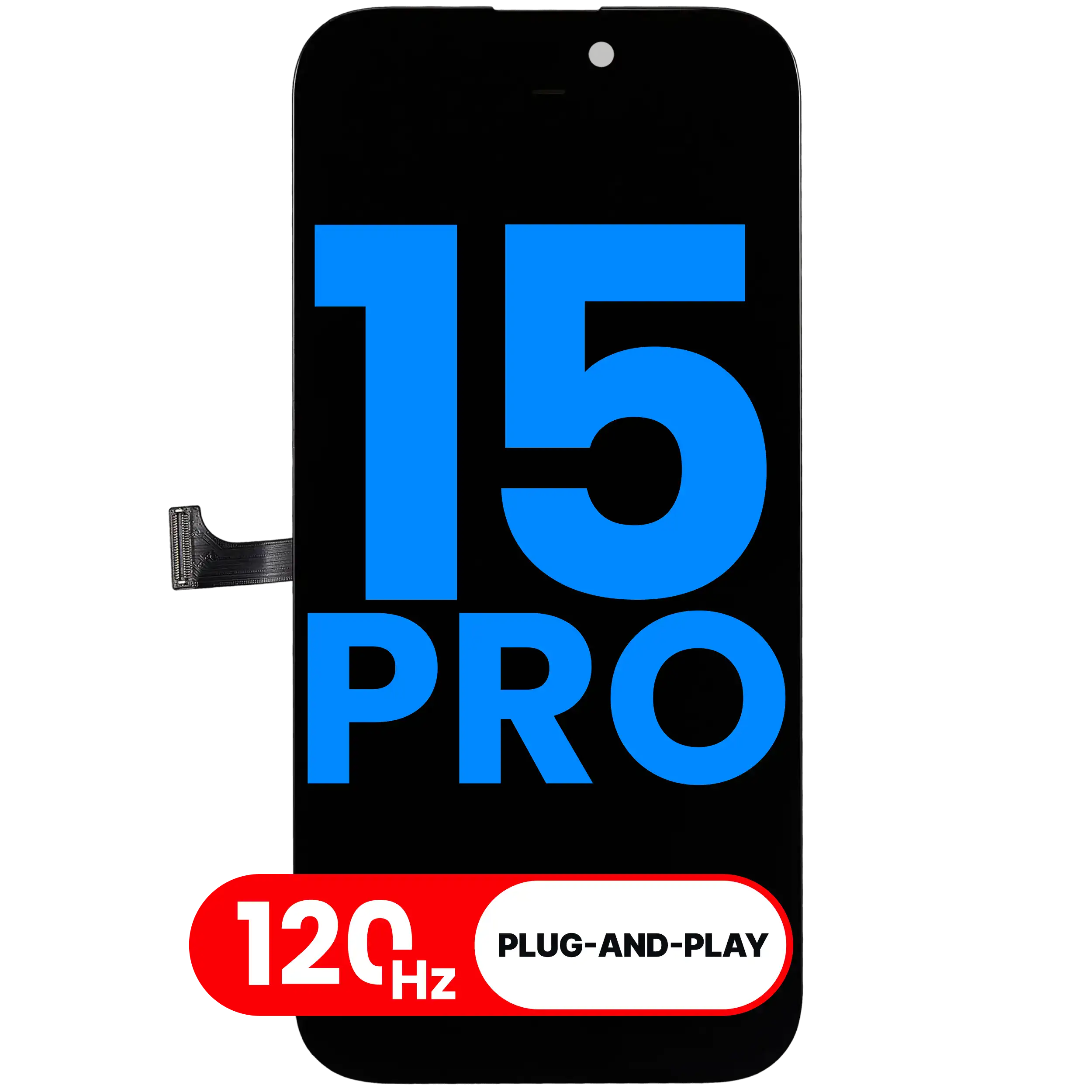 Écran LCD pour iPhone 15 Pro (Compatible · AQ7 3.0) (120 Hz)