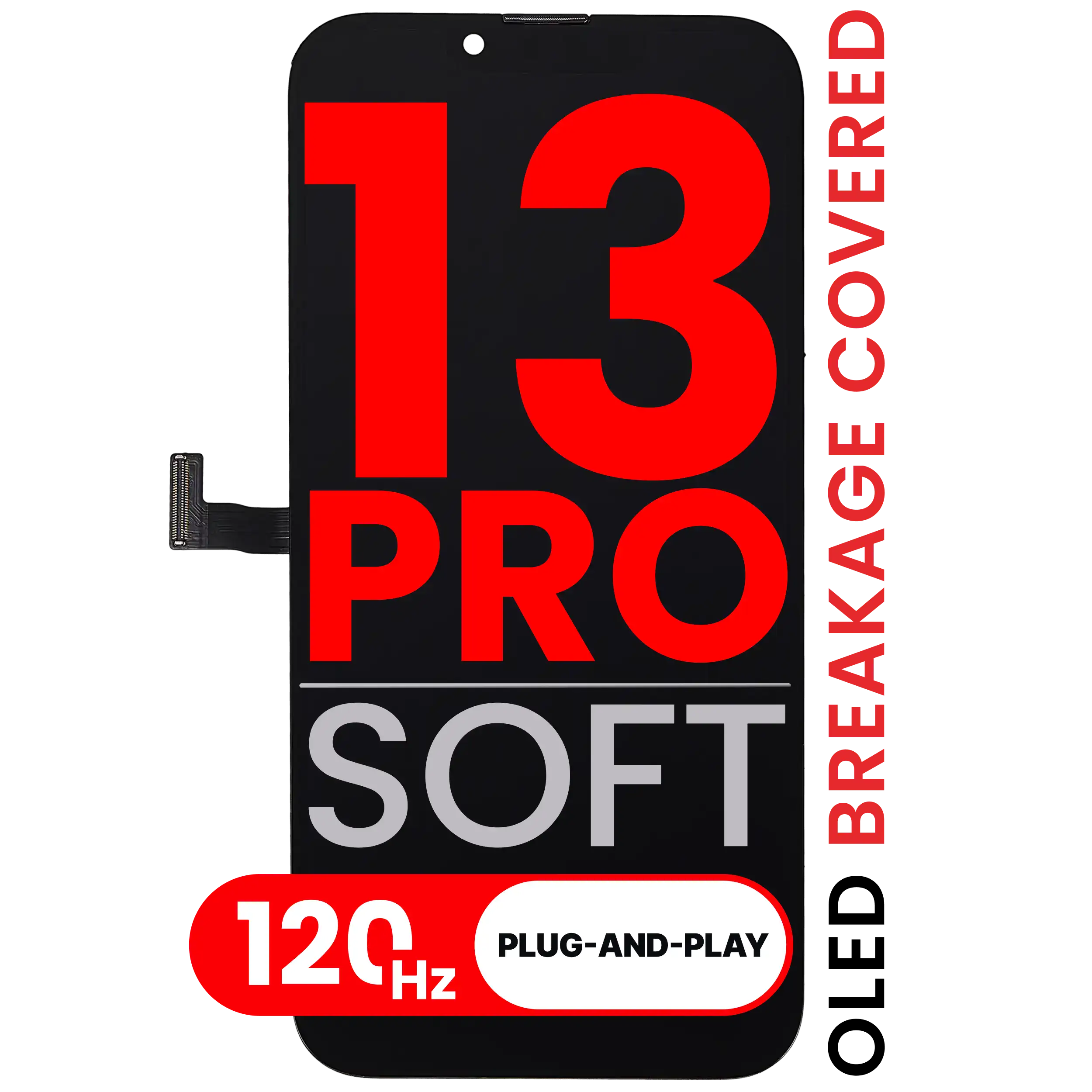 Écran OLED pour iPhone 13 Pro (Compatible Pro · XO7 3.0 Soft) (120 Hz)