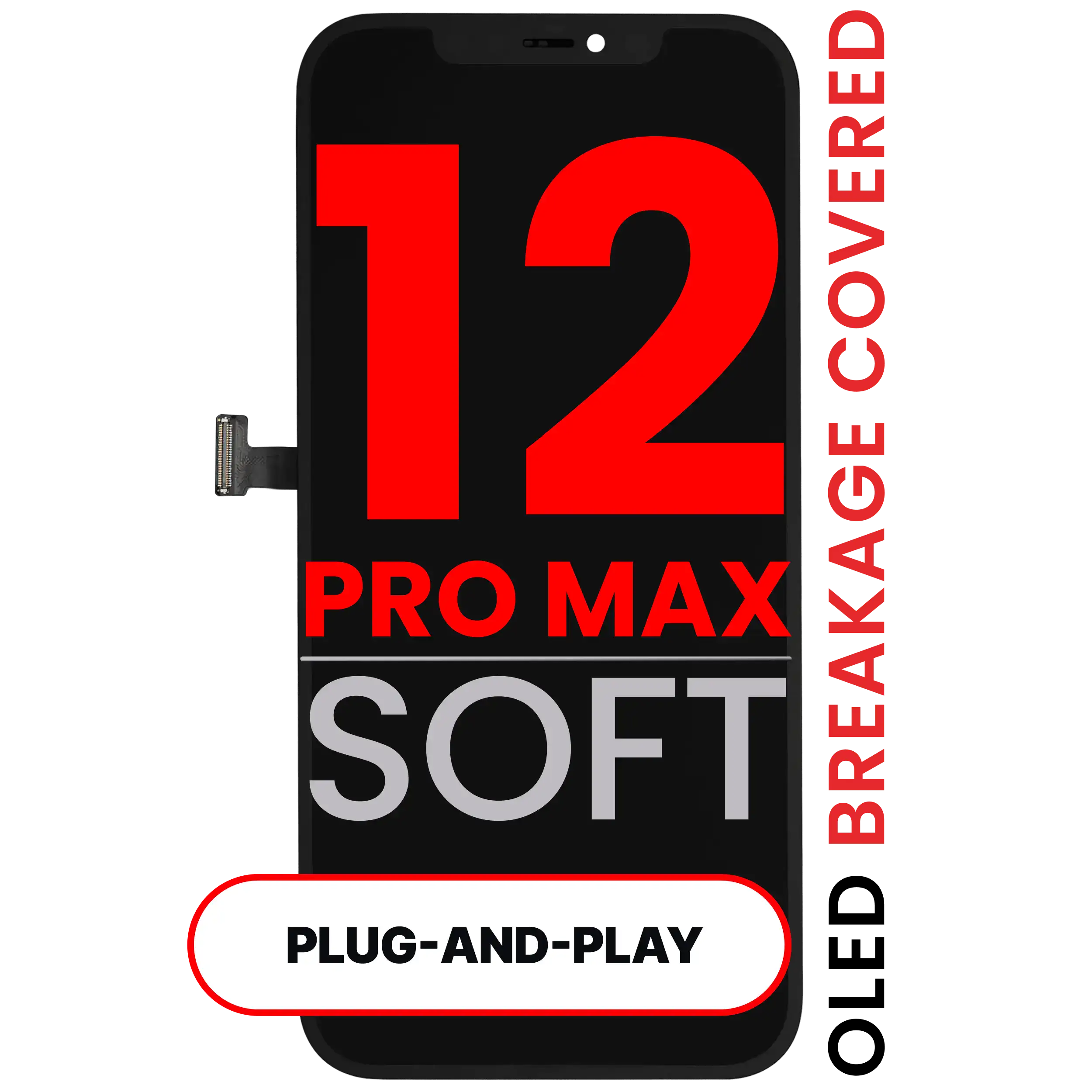 Écran OLED pour iPhone 12 Pro Max (Compatible Pro · XO7 3.0 Soft)