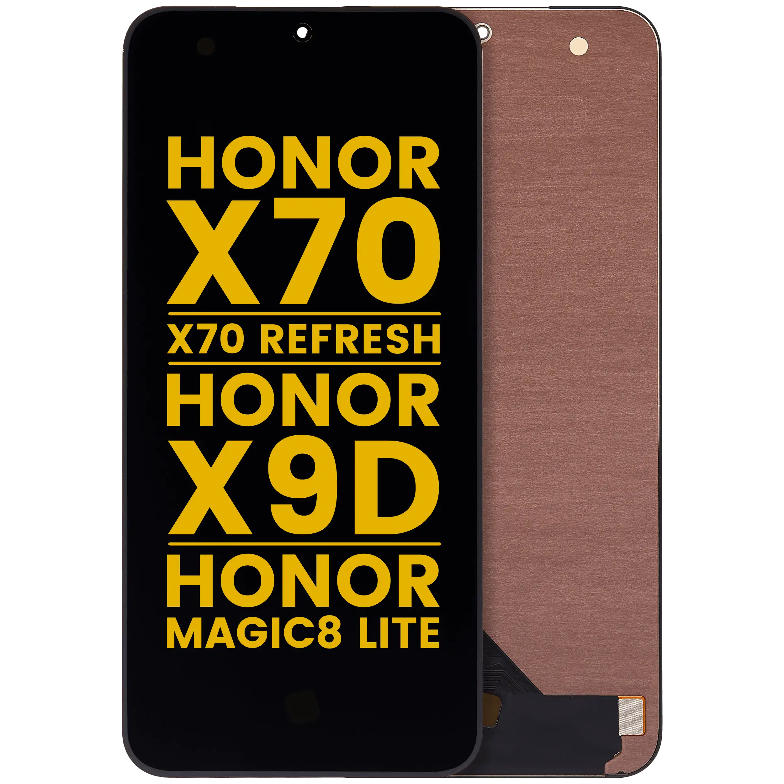 Écran OLED sans cadre pour Honor X70 / X70 Refresh / Honor X9D / Honor Magic8 Lite (Reconditionné)