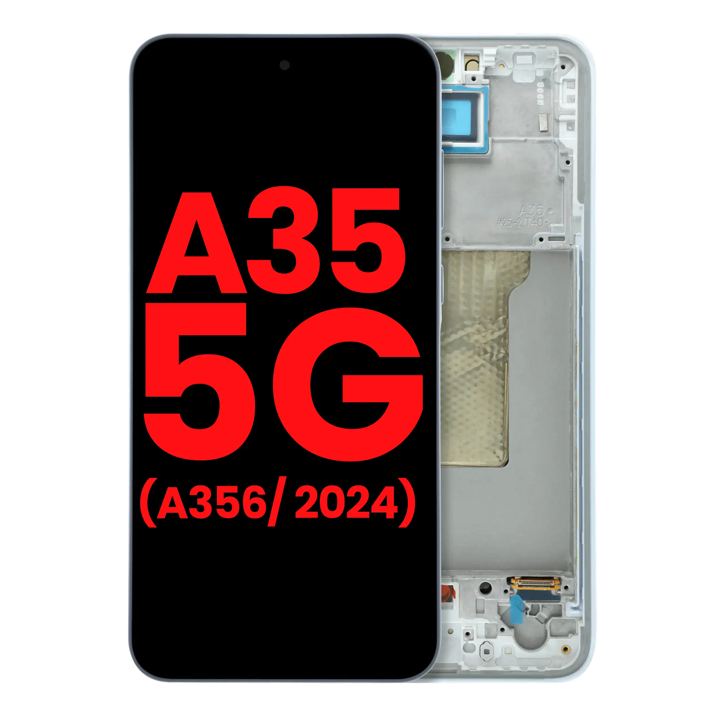 Écran OLED avec cadre pour Samsung Galaxy A35 5G (A356 / 2024) (Compatible Plus)