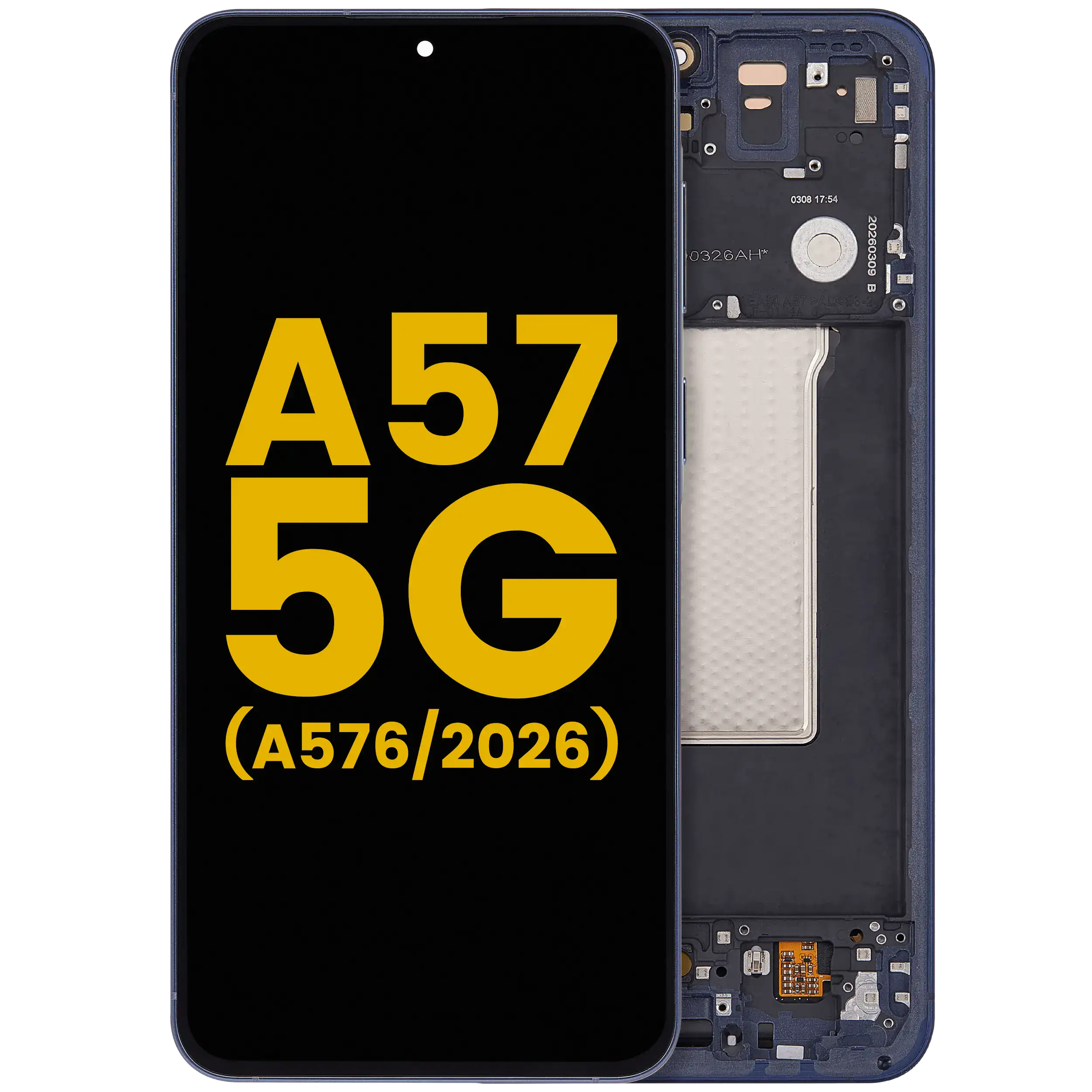 Écran OLED avec cadre pour Samsung Galaxy A57 5G (A576 / 2026) (Reconditionné)