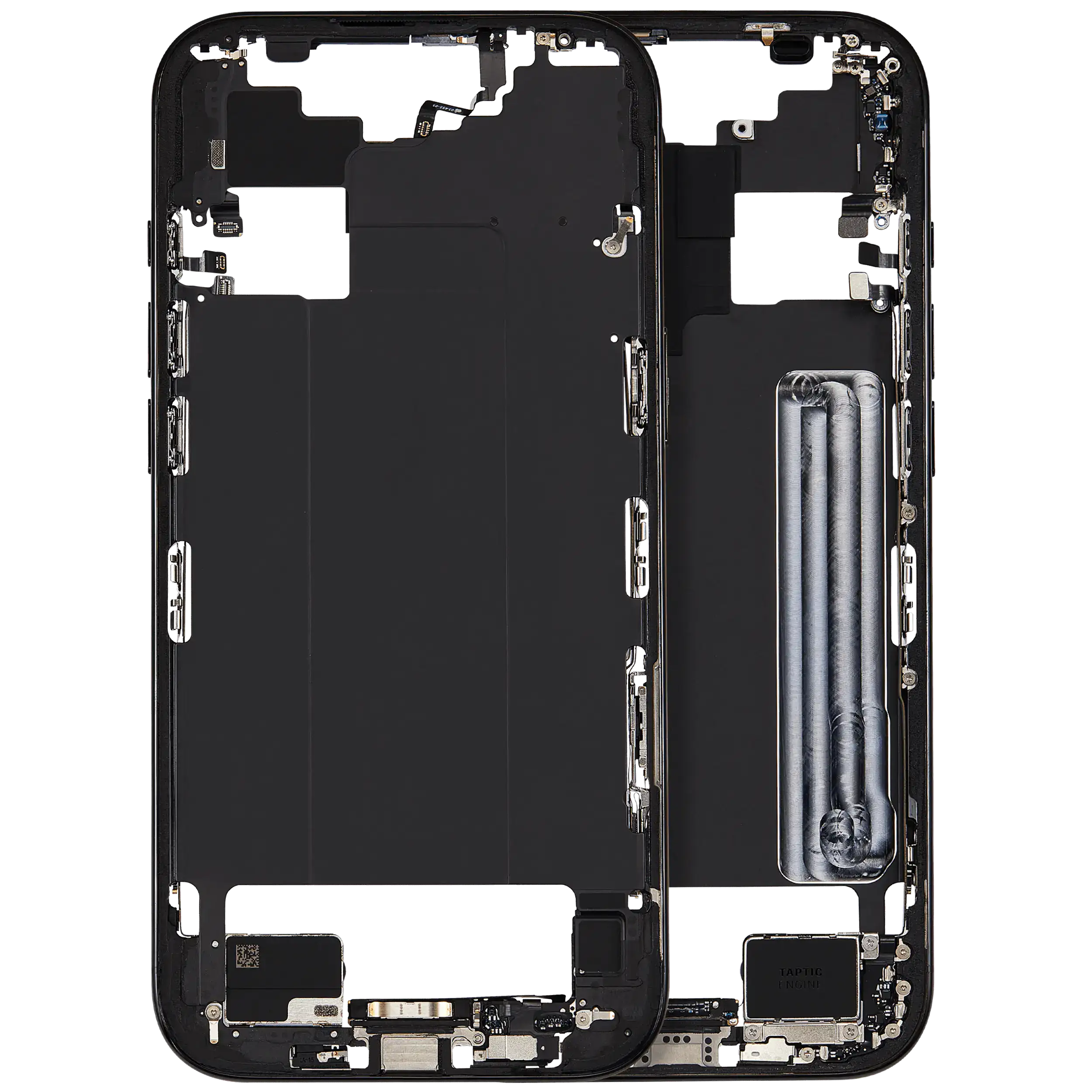 Chasis (marco intermedio) con Conector de carga Flex y pequeño Parts para iPhone Air (versión US / EU) (Original usada · grado B)