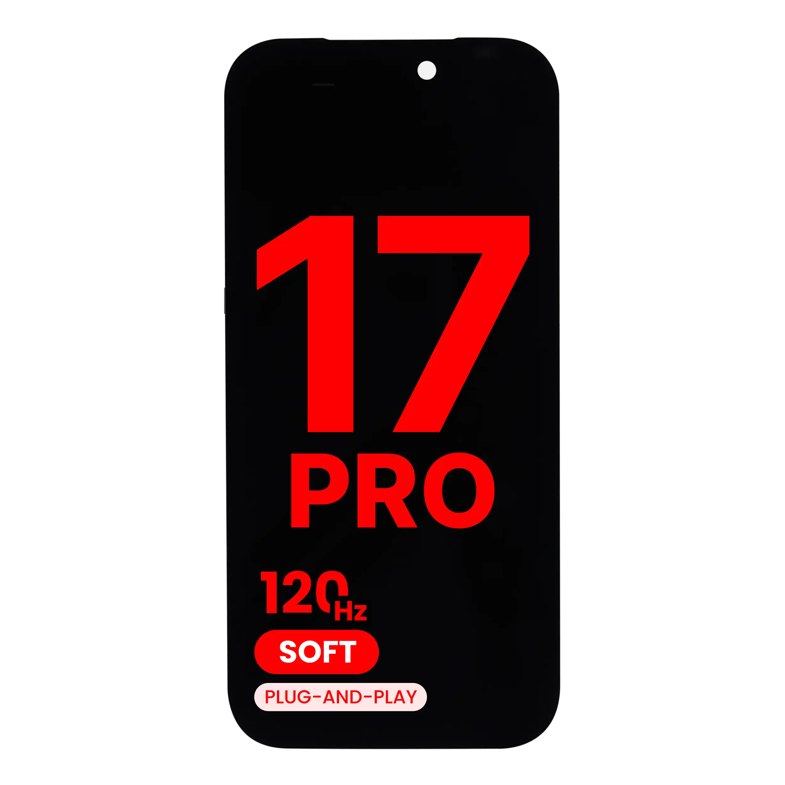 OLED-Display für iPhone 17 Pro (Kompatibel Plus · Soft 3.0) (120 Hz)