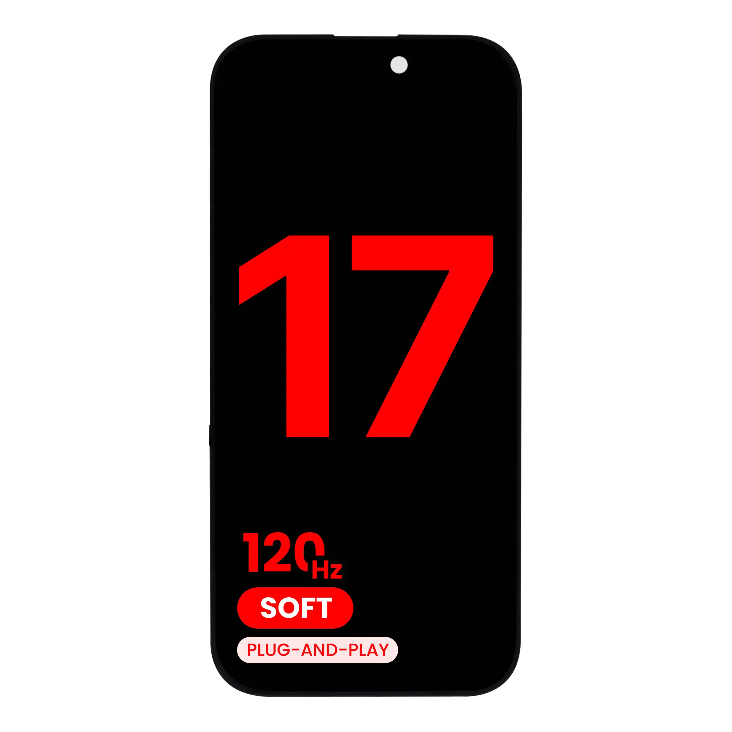 Pantalla OLED para iPhone 17 (Compatible Plus · Soft 3.0) (120 Hz)