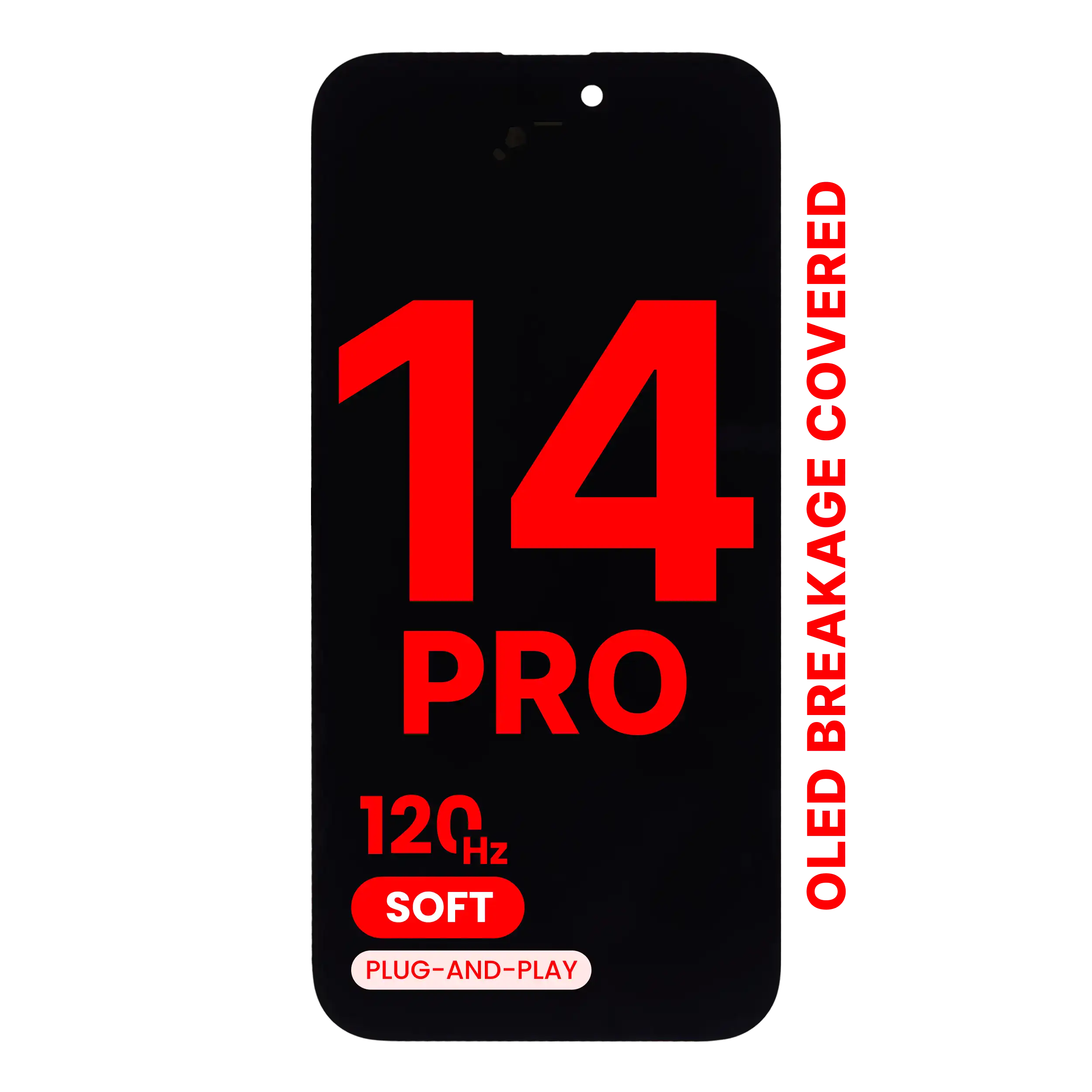 Pantalla OLED para iPhone 14 Pro (Compatible Pro · XO7 3.0 Soft) (120 Hz)
