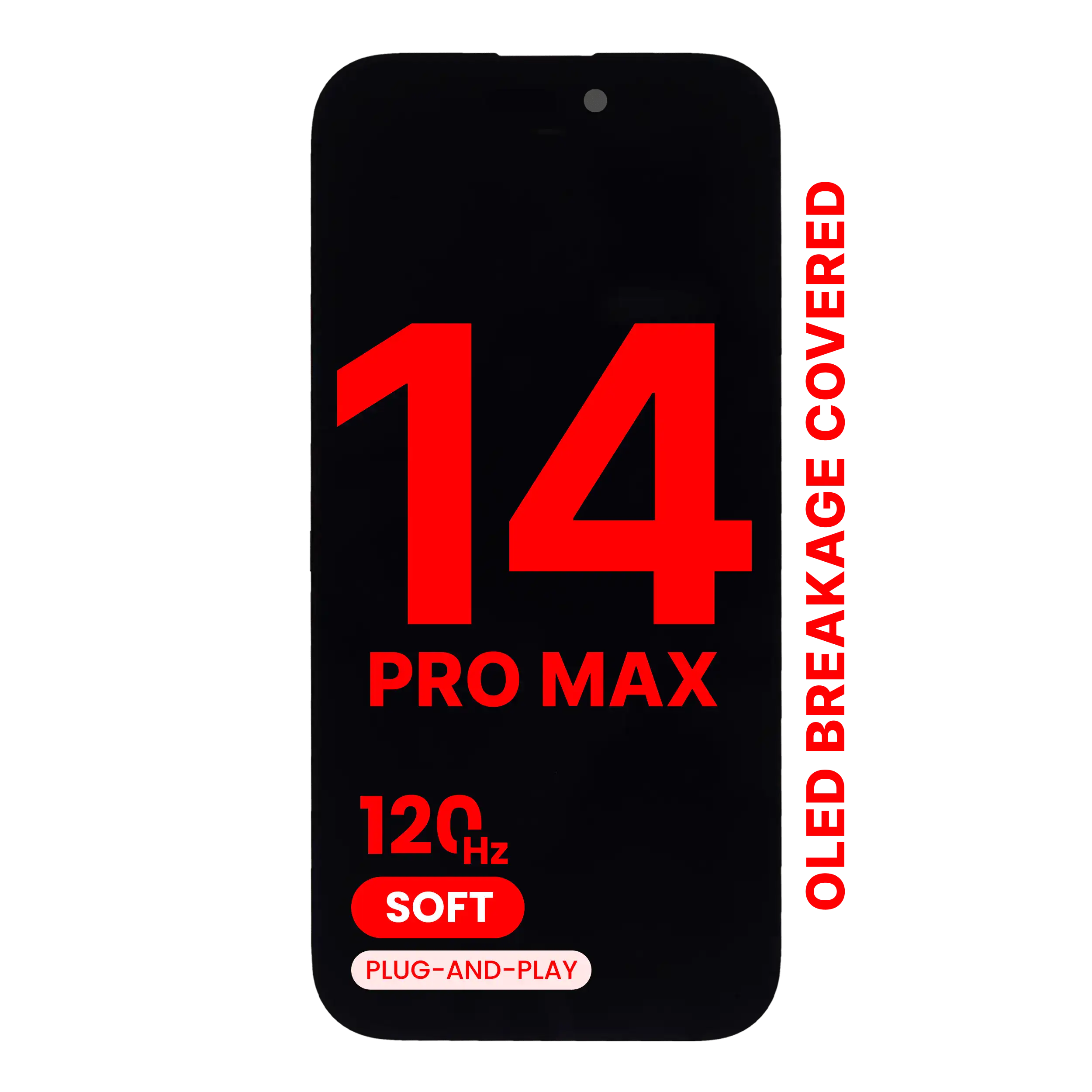 Pantalla OLED para iPhone 14 Pro Max (Compatible Pro · XO7 3.0 Soft) (120 Hz)