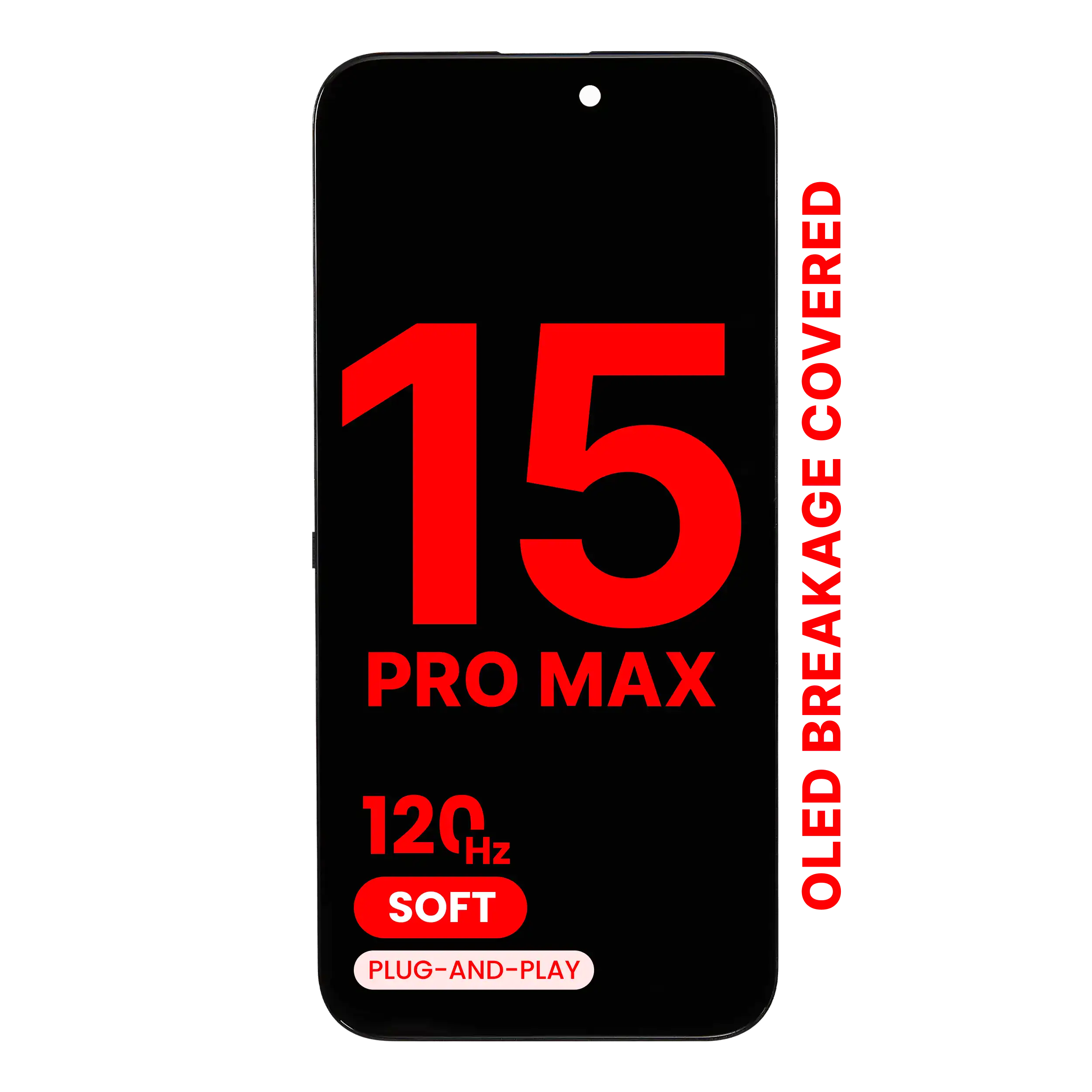 Écran OLED pour iPhone 15 Pro Max (Compatible Pro · XO7 3.0 Soft) (120 Hz)