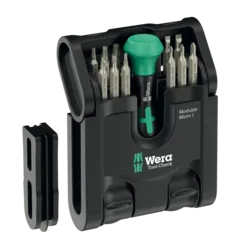 Tool-Check Modular Micro 1 Precision destornillador y Bit juego (21 Piece) (Wera)
