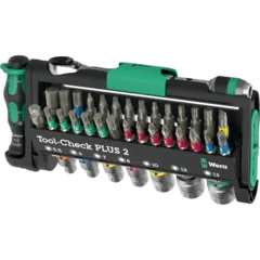 Tool-Check Plus 2 Ratchet Socket y Bit juego (39 Piece) (Wera)