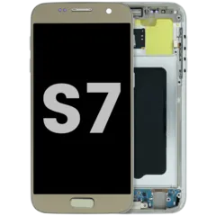 Display OLED con telaio per Samsung Galaxy S7 (Originale usato · grado A/B) (All US Models)