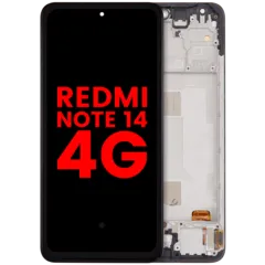 OLED Assembly With Frame For Xiaomi Redmi Note 14 4G (EU Version) (Aftermarket Plus) (All Colors)