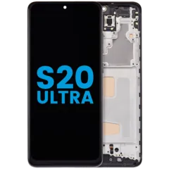 Pantalla LCD con marco (sin lector de huella) para Samsung Galaxy S20 Ultra 5G (Compatible · Incell)