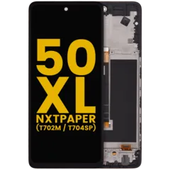 Pantalla LCD con marco para TCL 50 XL NxtPaper 5G (T702M / T704SP) (Reacondicionada)