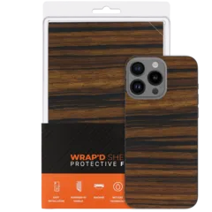 Wrapd Back Skin - Wood (Walnut) (pack de 5)