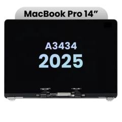 Complete LCD Display Assembly (Matte) For MacBook Pro 14" A3434 (2025) (Genuine OEM) (Silver)