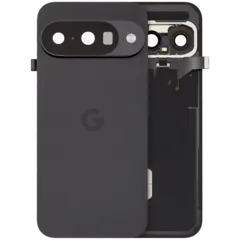 Back Cover Housing With Small Components Pre-Installed For Google Pixel 10 (Used OEM Pull: Grade A) (Obsidian)